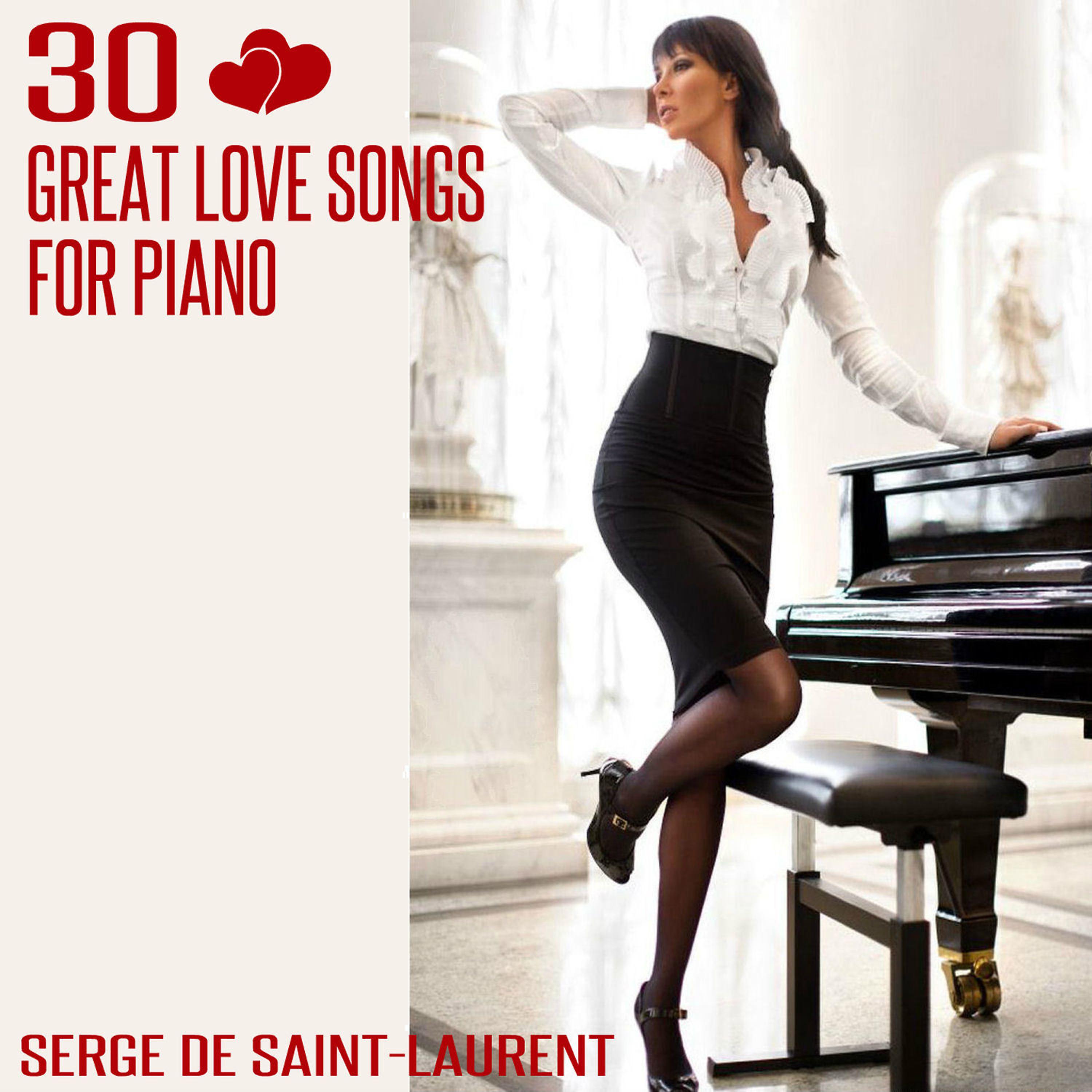 Постер альбома 30 Great Love Songs for Piano