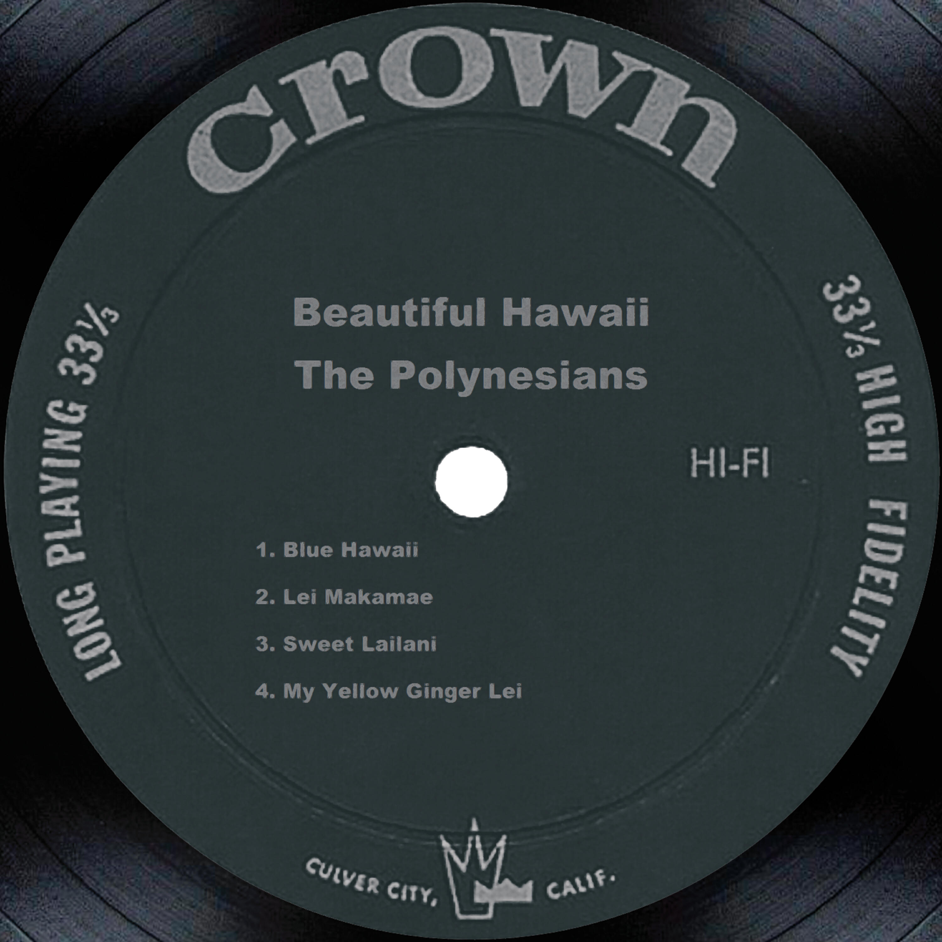 The Polynesians - My Yellow Ginger Lei