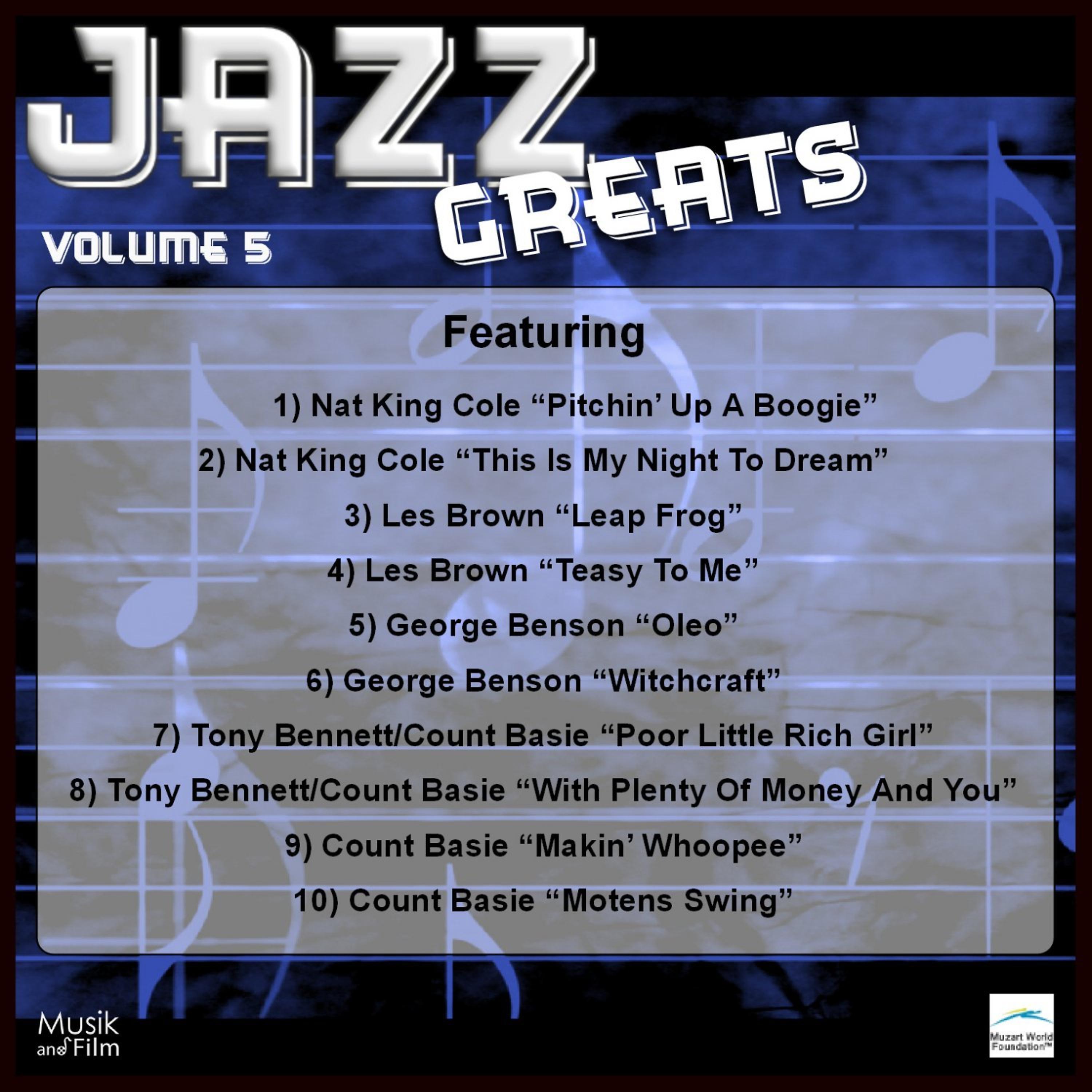 Постер альбома Jazz Greats, Vol. 5
