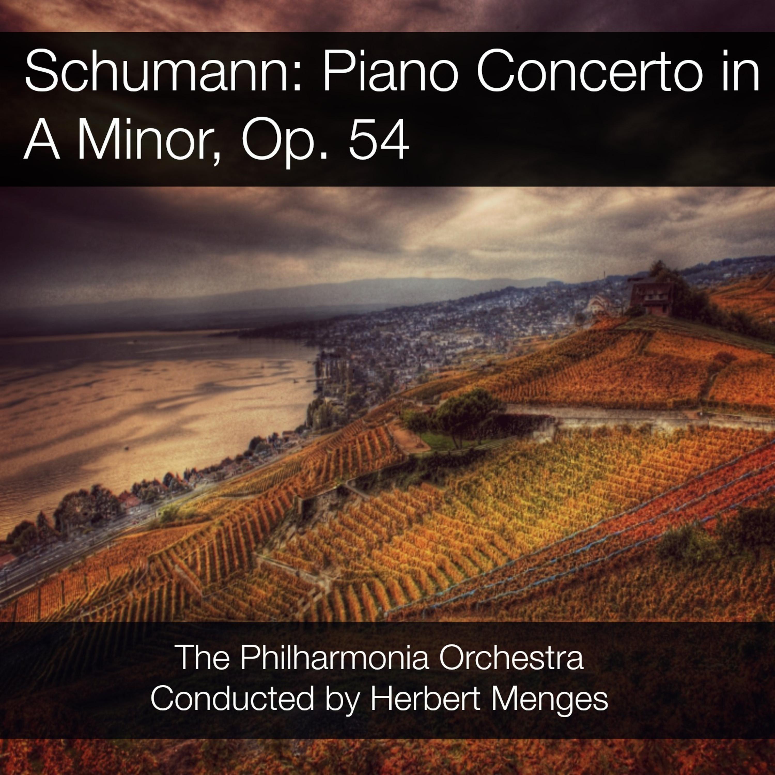 Постер альбома Schumann: Piano Concerto in A Minor, Op. 54