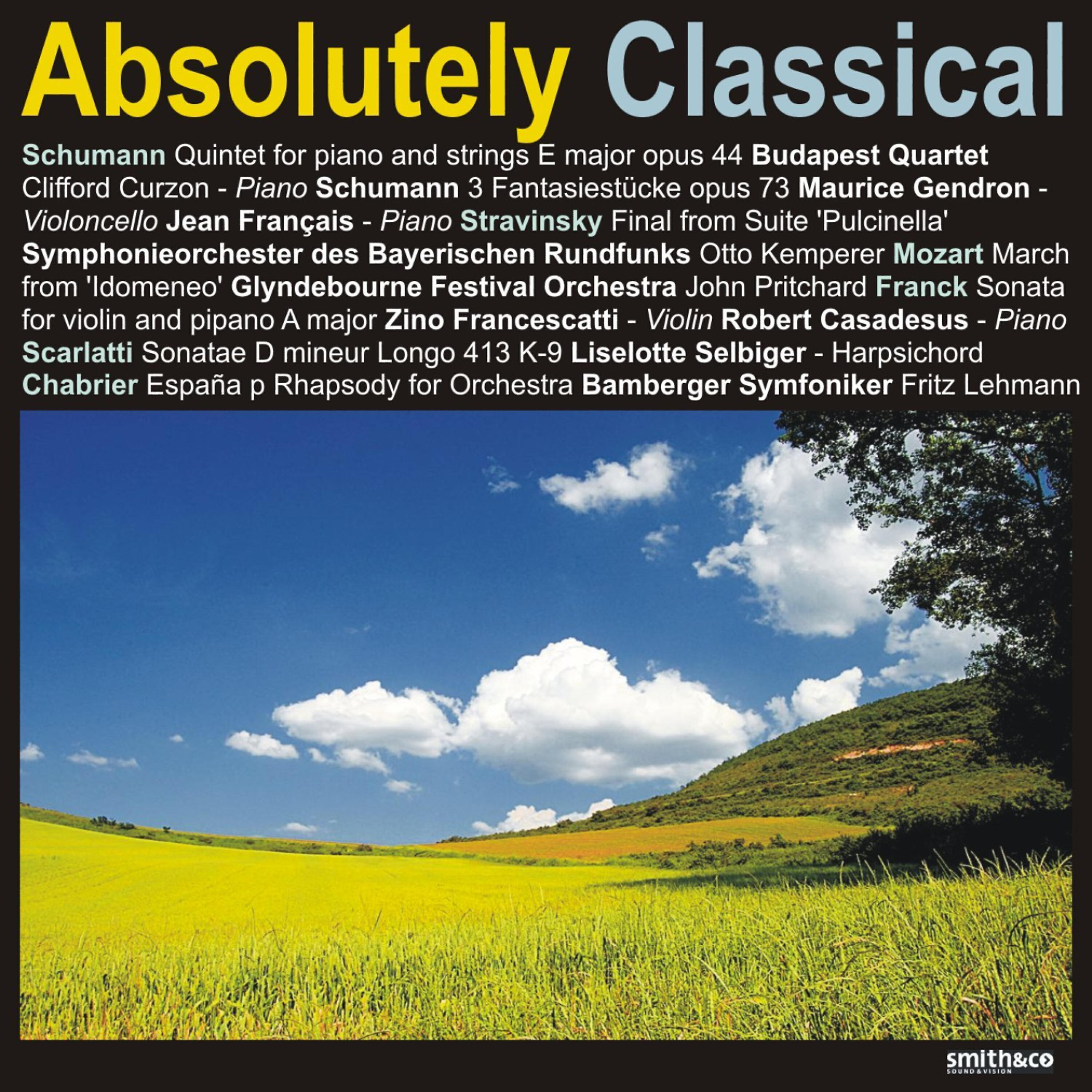 Zino Francescatti - Sonata for Violin and Piano in A Major: I. Allegretto ben moderato