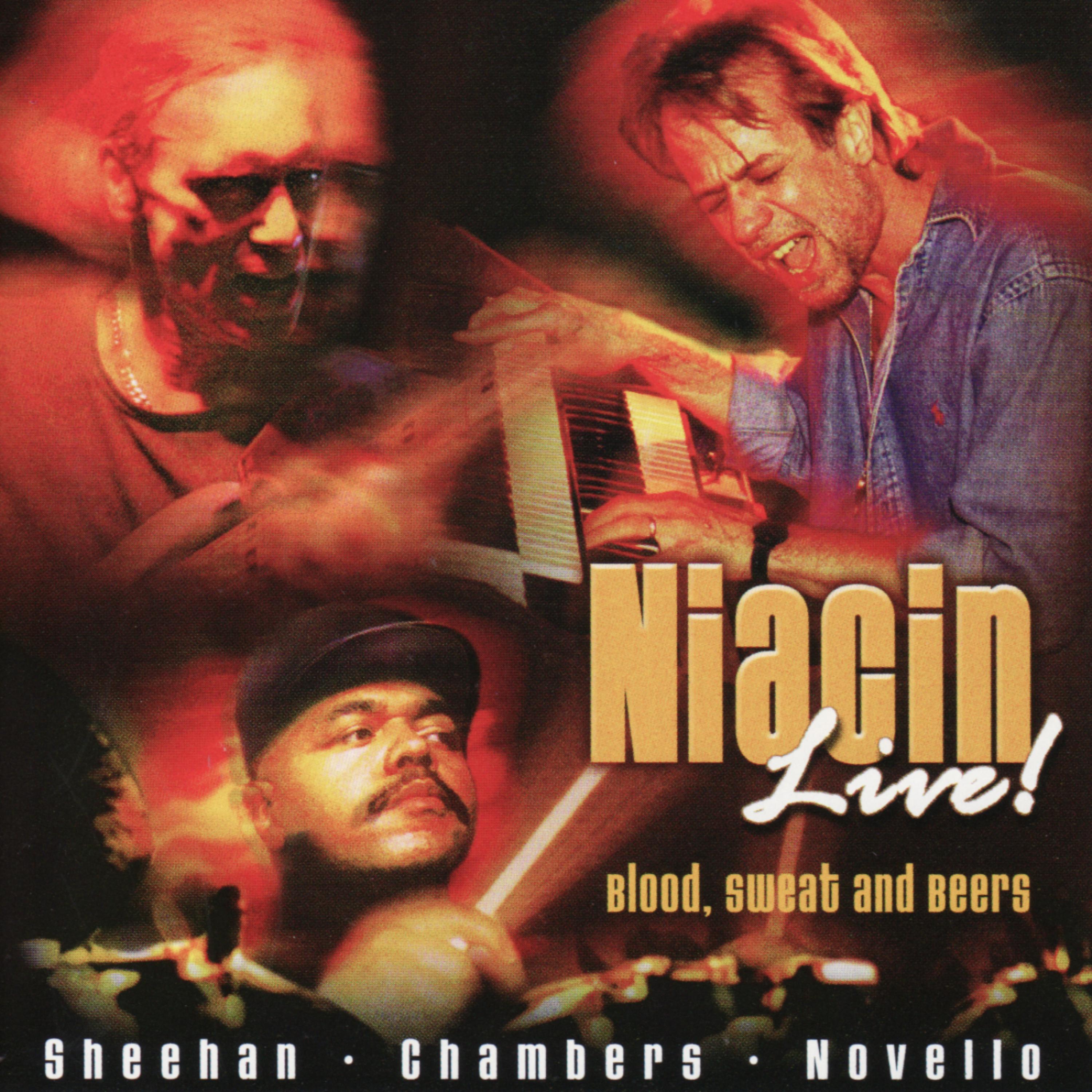 Постер альбома Niacin Live! Blood Sweat and Beers