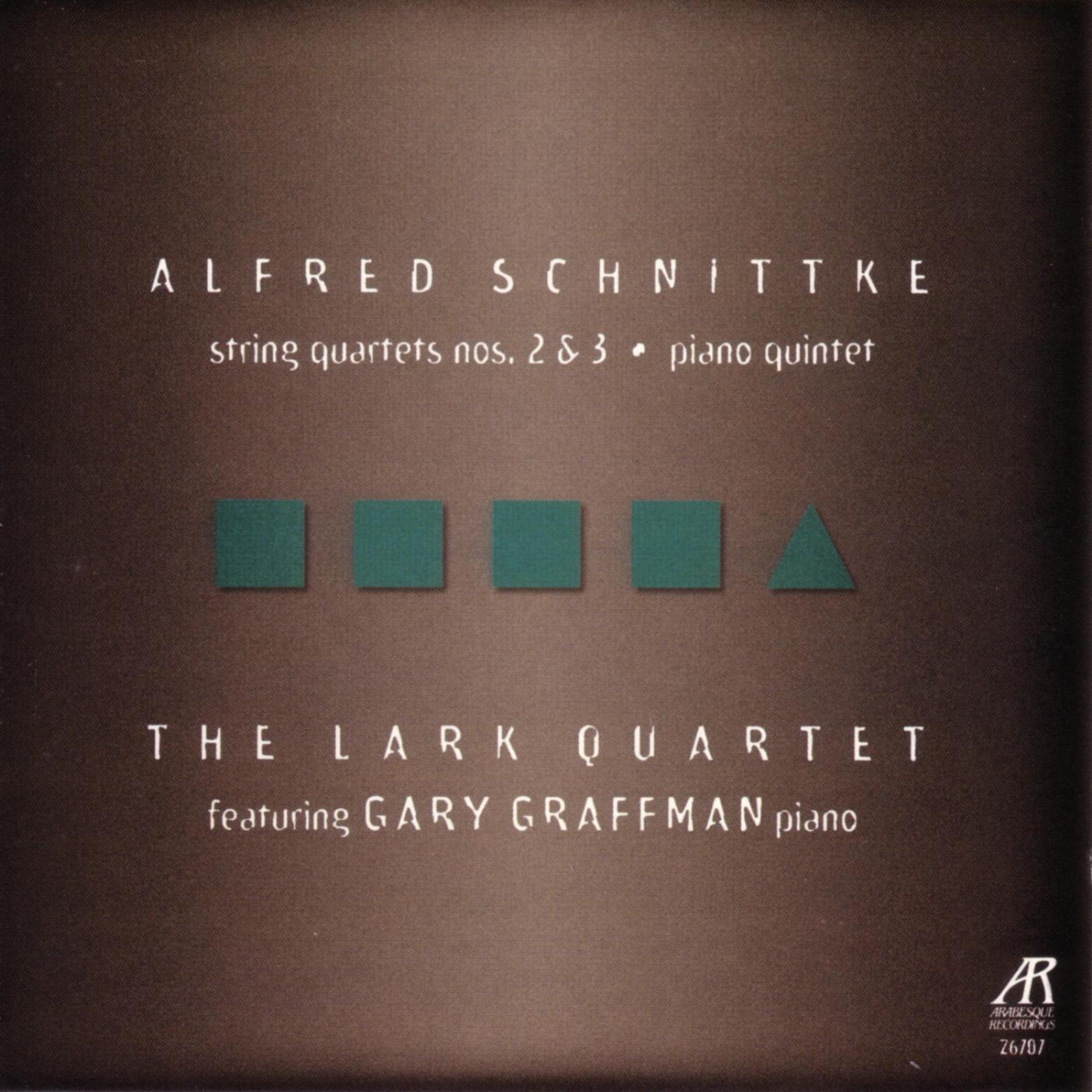 Постер альбома Schnittke: String Quartets Nos. 2 & 3, Piano Quintet