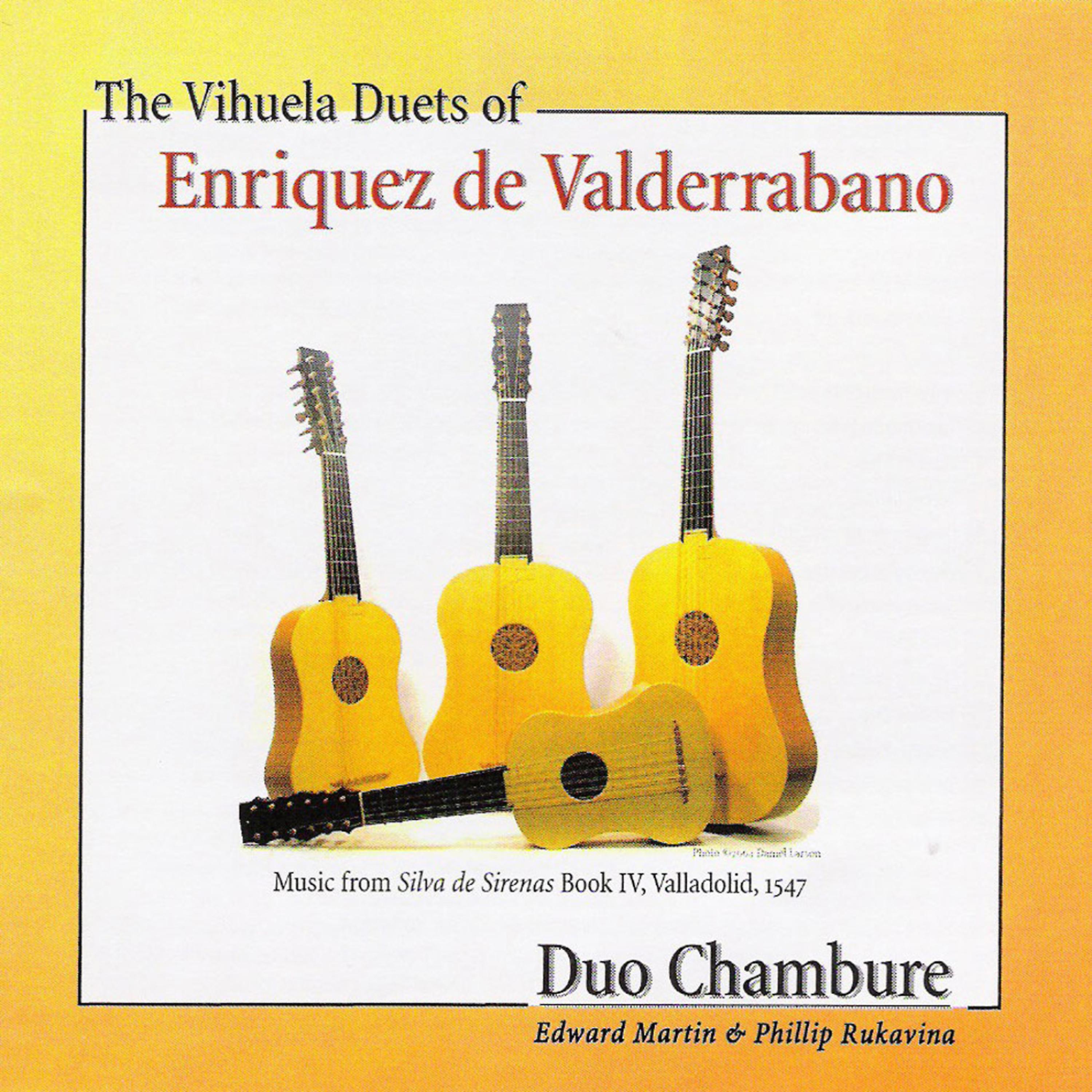 Постер альбома Vihuela Duets of Valderrabano
