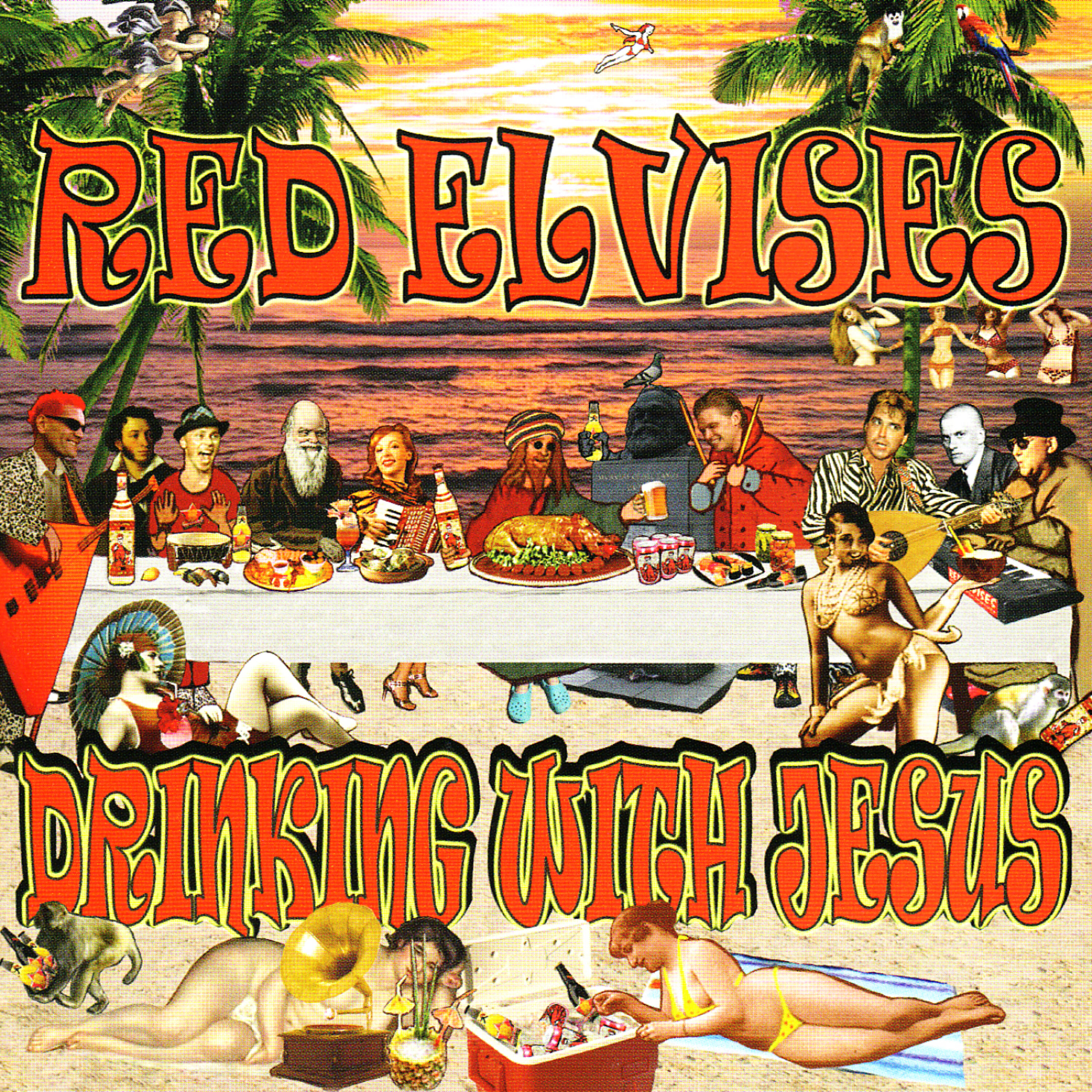 Red Elvises - Twist Like Uma Thurman
