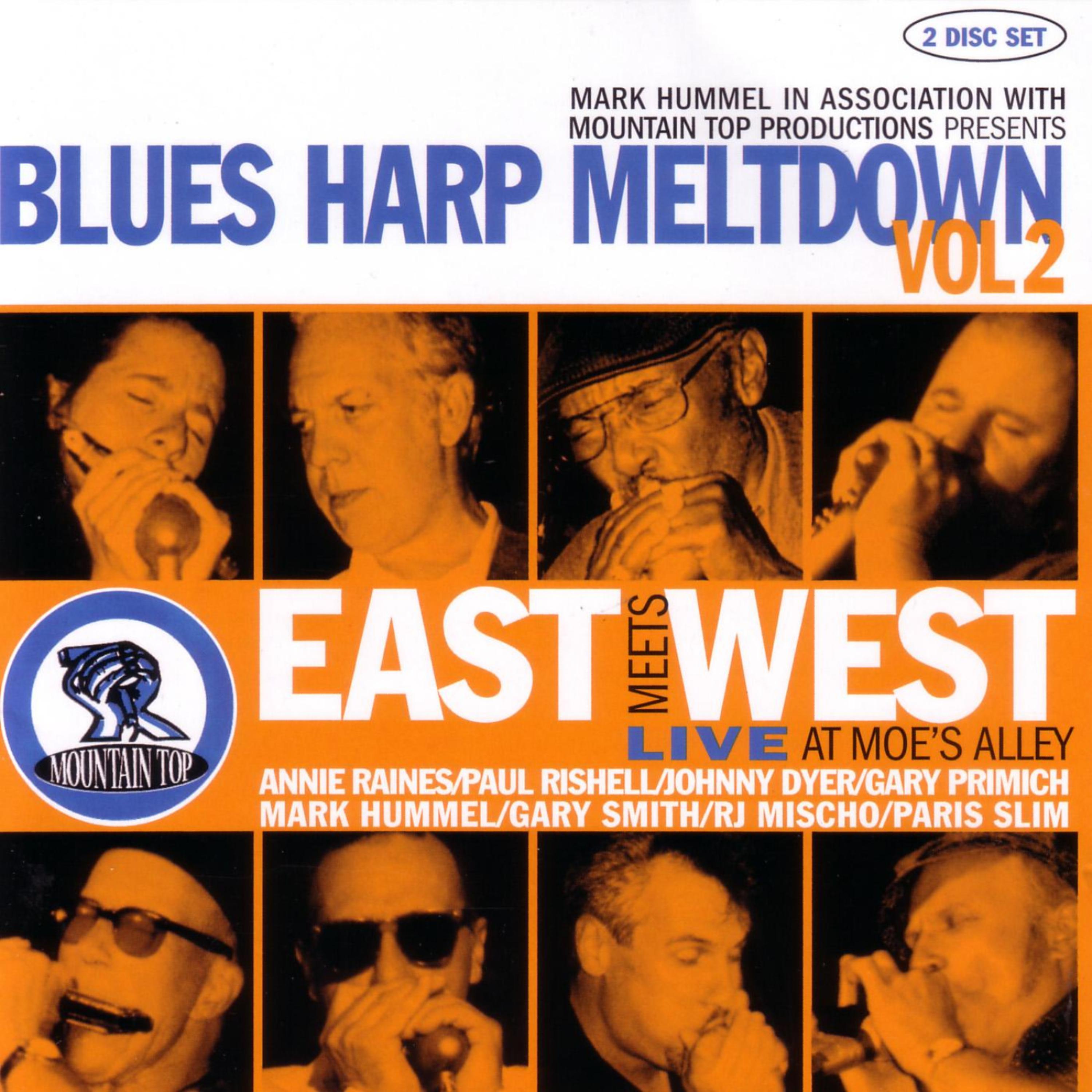 Постер альбома East Meets West : Blues Harp Meltdown Vol. 2