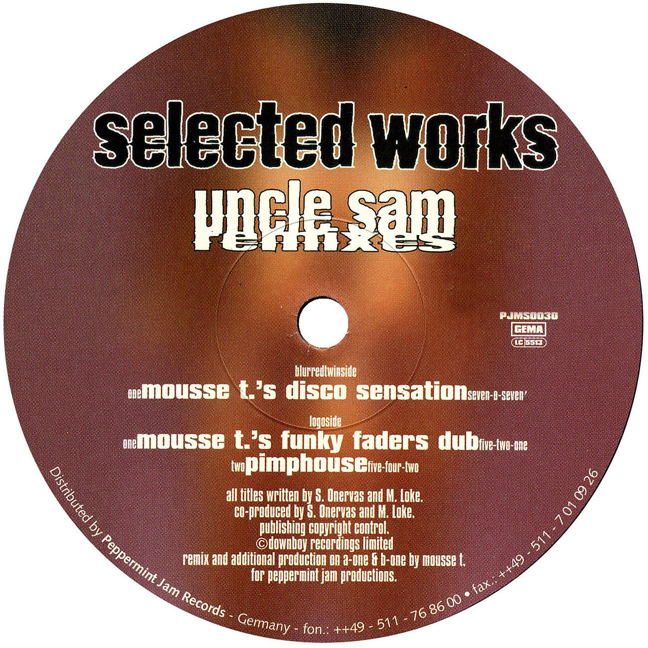 Selected Works - Uncle Sam (Mousse T.'s Funky Faders Dub)