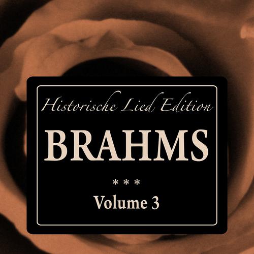 Постер альбома Brahms: Historische Lied Edition, Vol. 3
