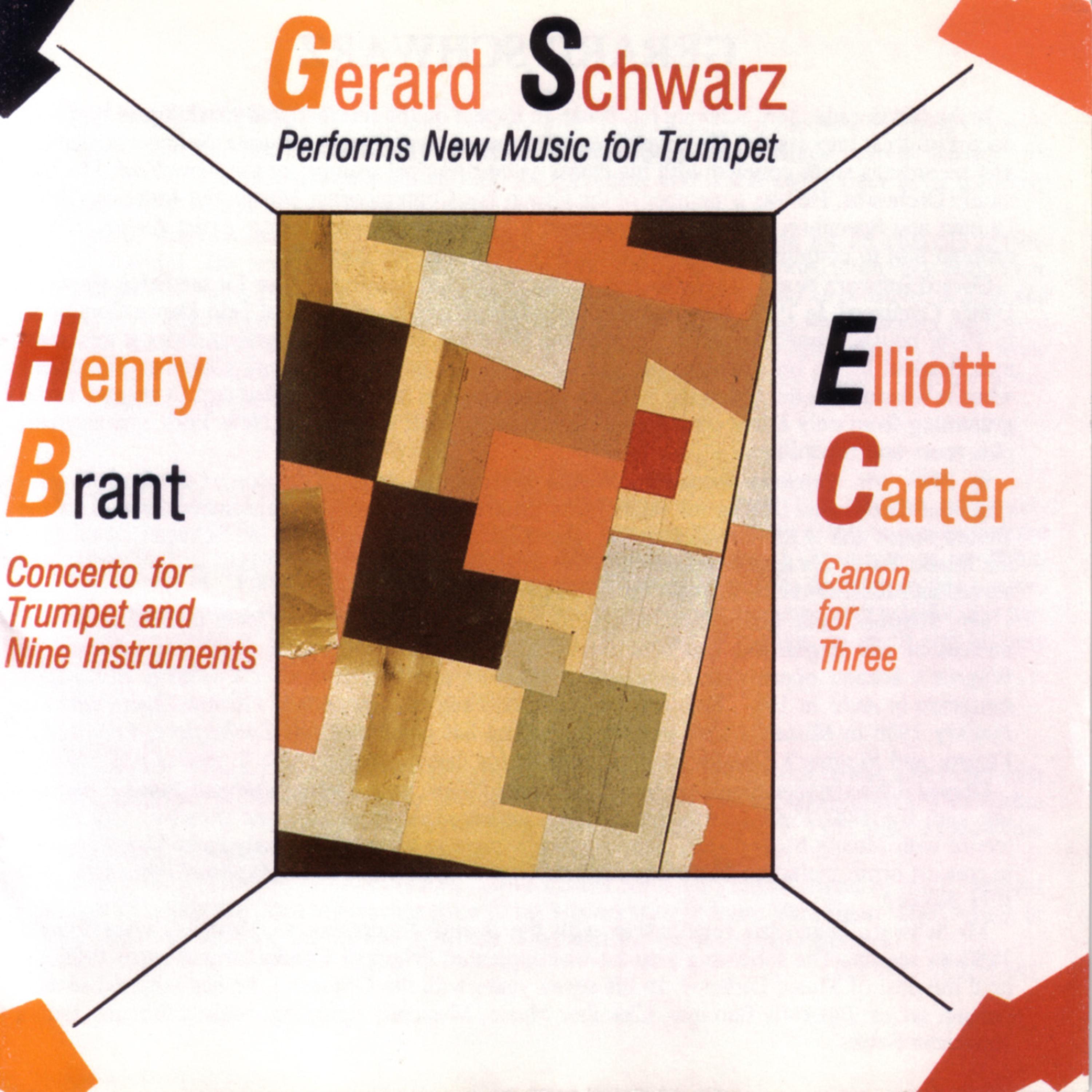 Постер альбома GERARD SCHWARZ performs: New Music For Trumpet