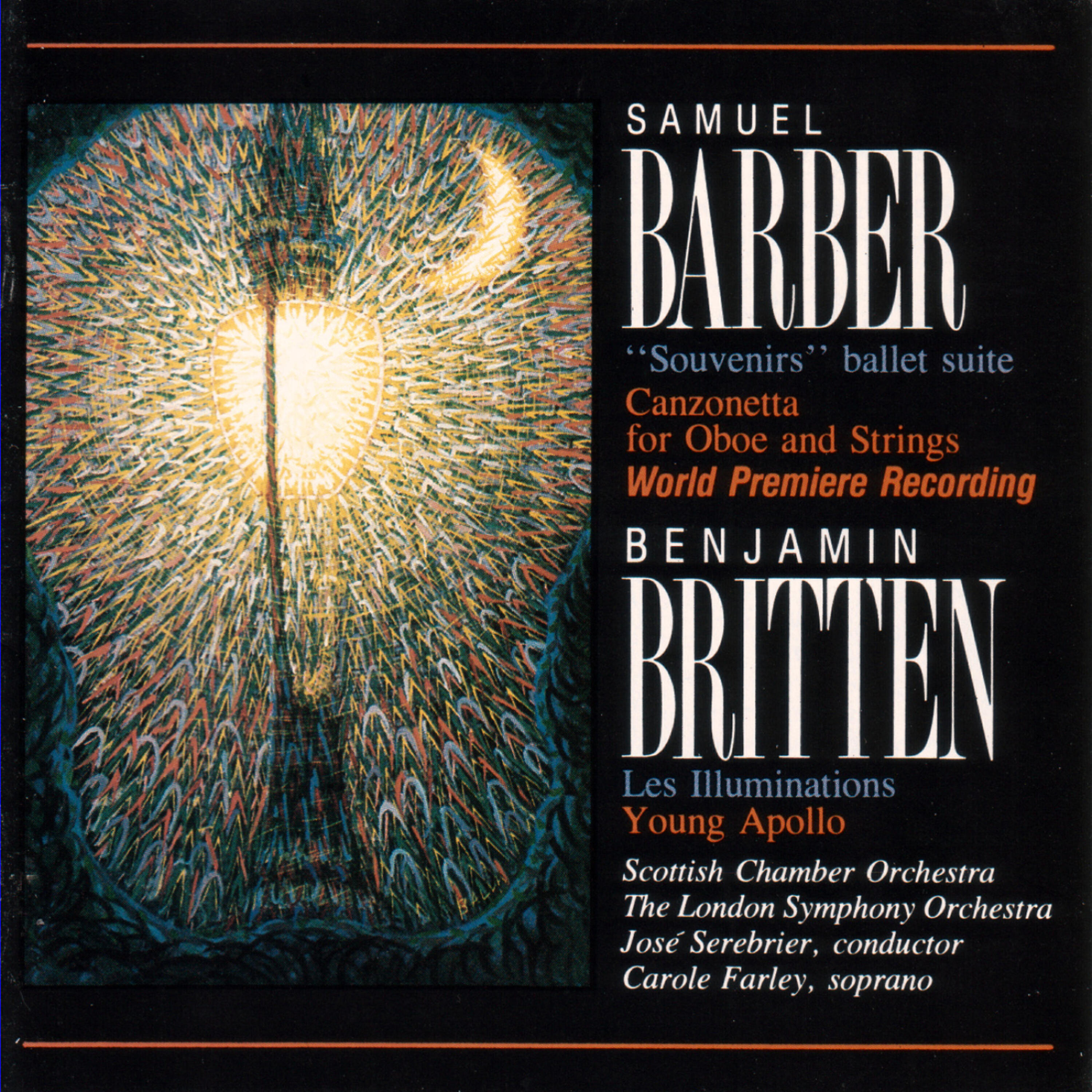 Jose Serebrier, conductor - Young Apollo For Piano And Strings. Op. 16 (Produced)