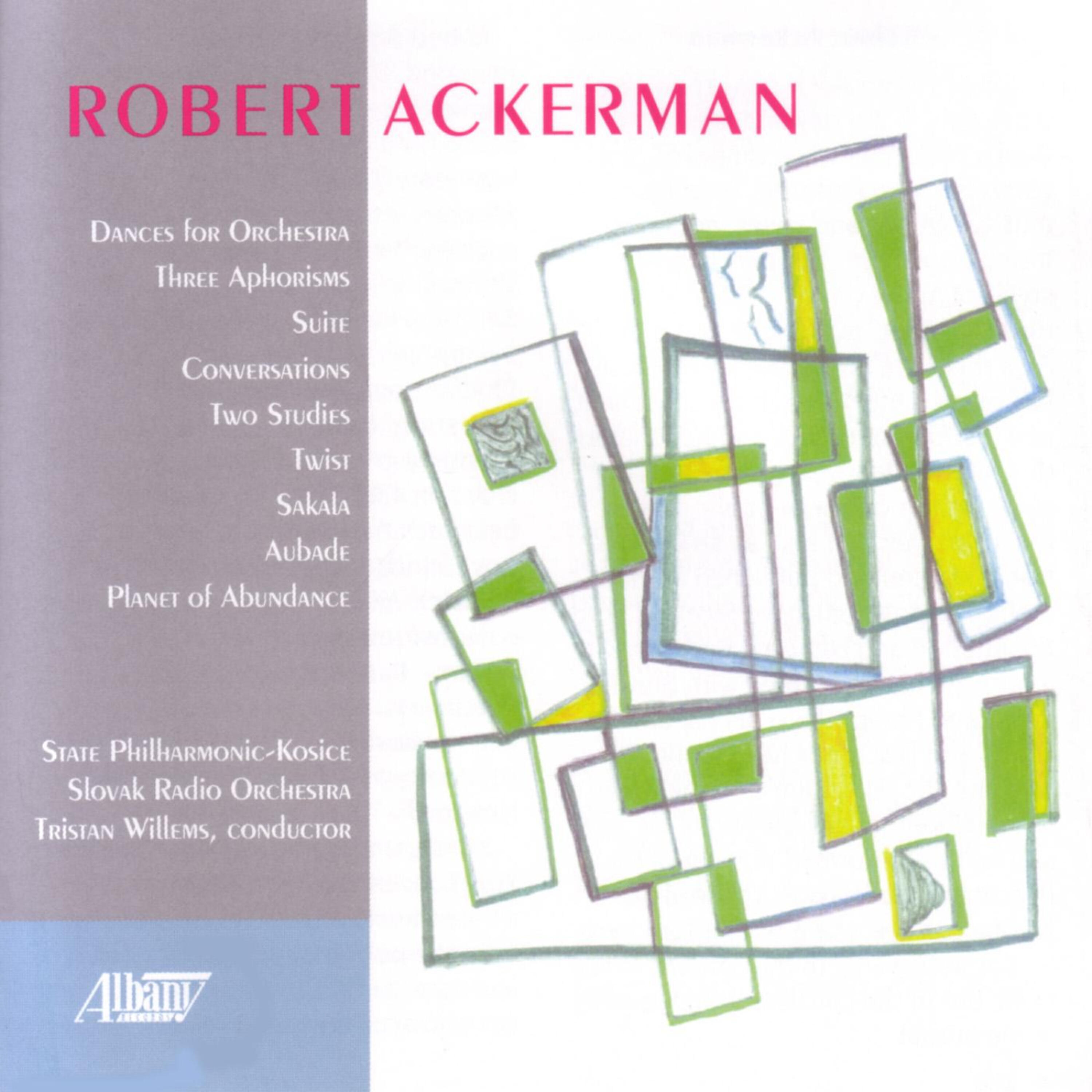 Robert Ackerman - Suite for Flute, Harp, Percussion & Strings: II