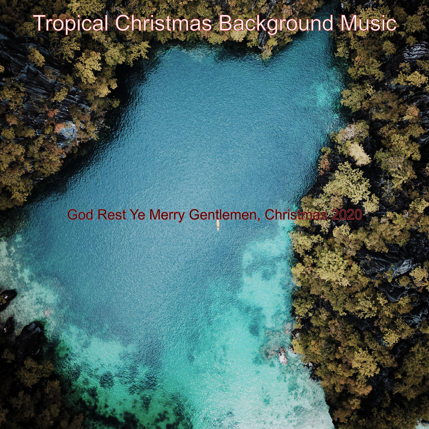 Tropical Christmas Background Music - Hark the Herald Angels Sing - Christmas Holidays
