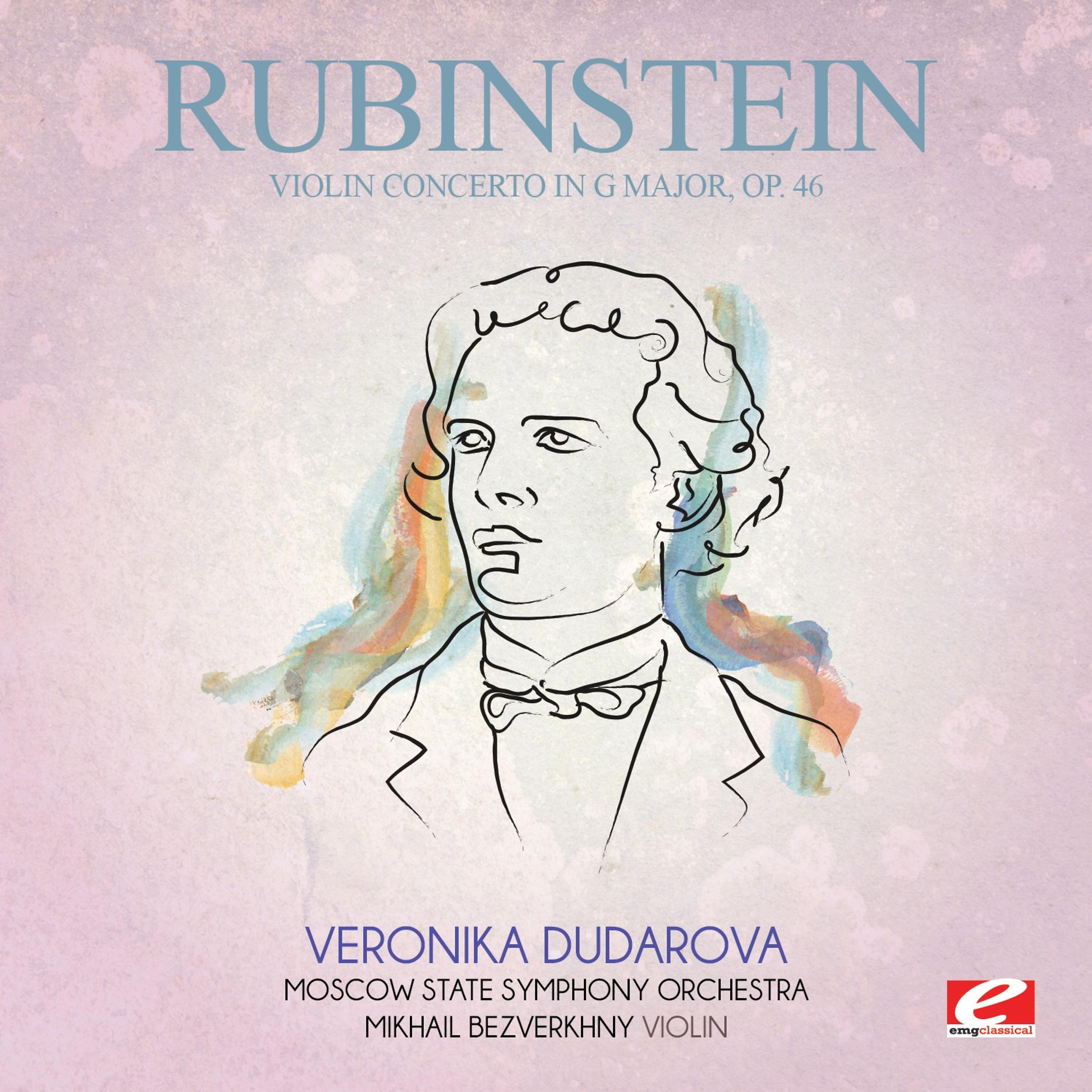Постер альбома Rubinstein: Violin Concerto in G Major, Op. 46 (Digitally Remastered)