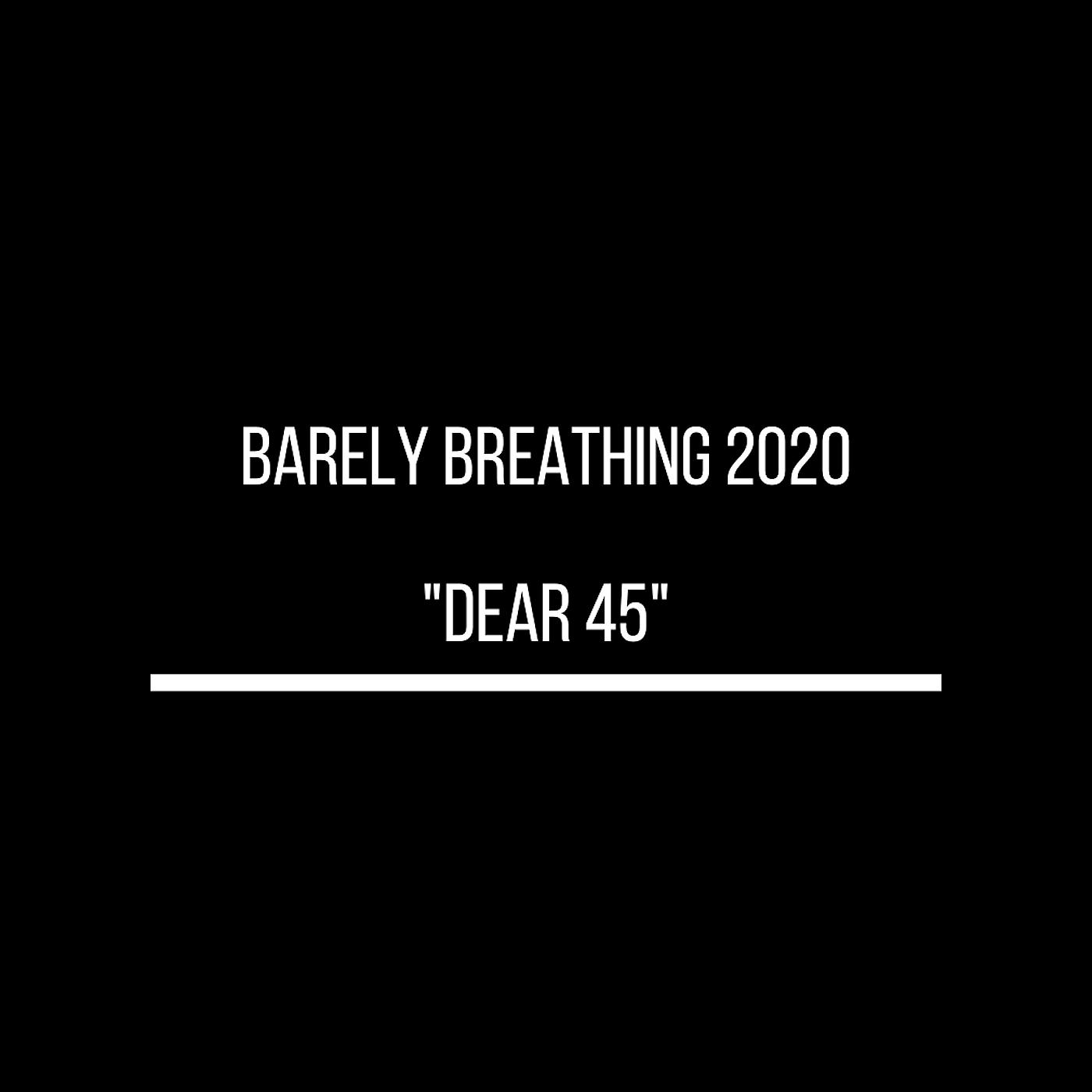 Постер альбома Barely Breathing 2020 "Dear 45"