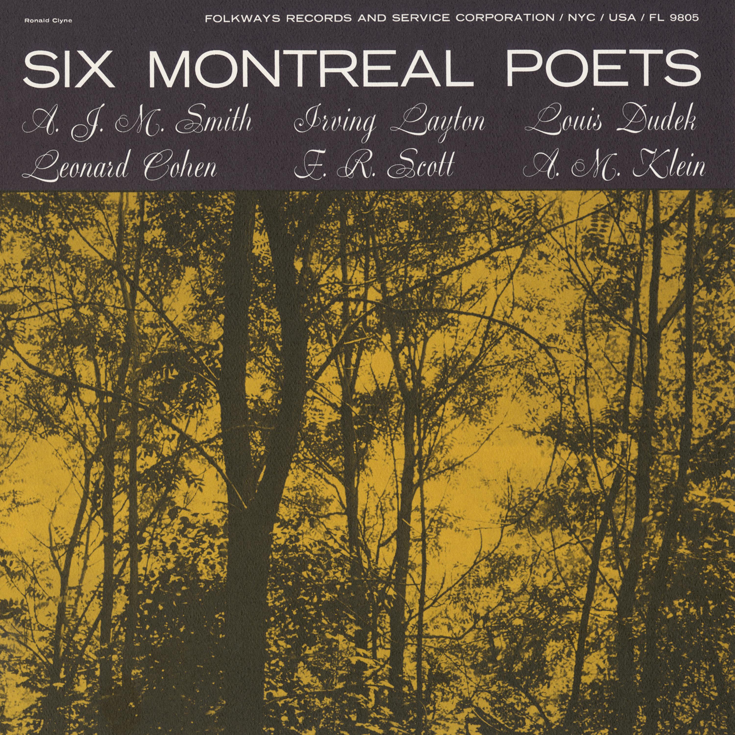 Постер альбома Six Montreal Poets