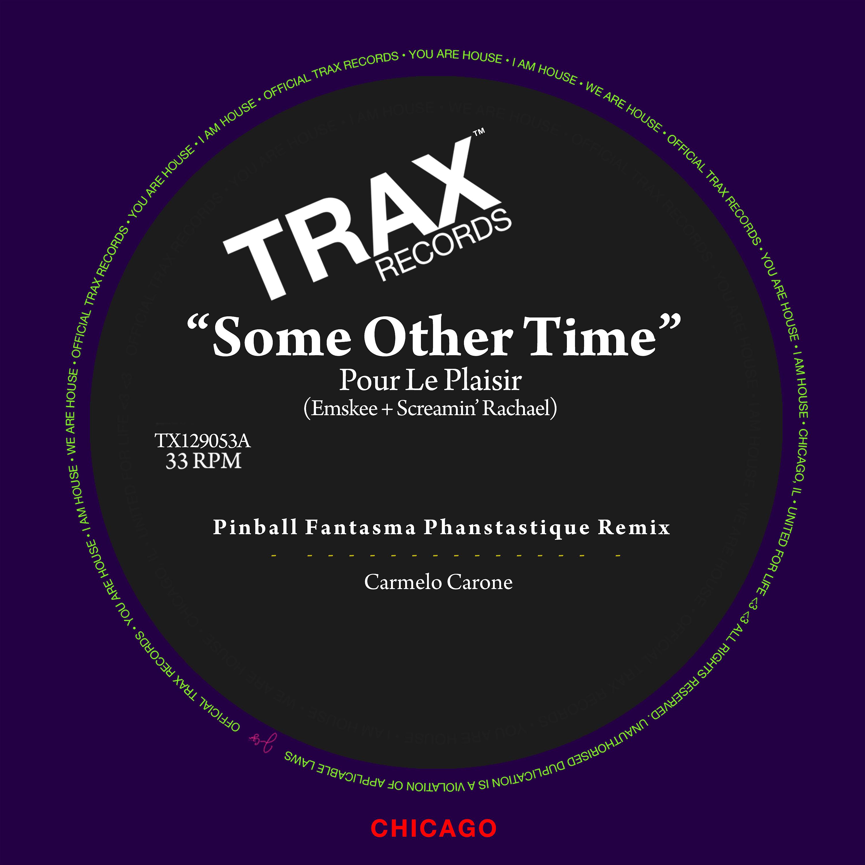 Постер альбома Some Other Time (Carmelo Carone's Pinball Fantasma Phanstastique Remix)