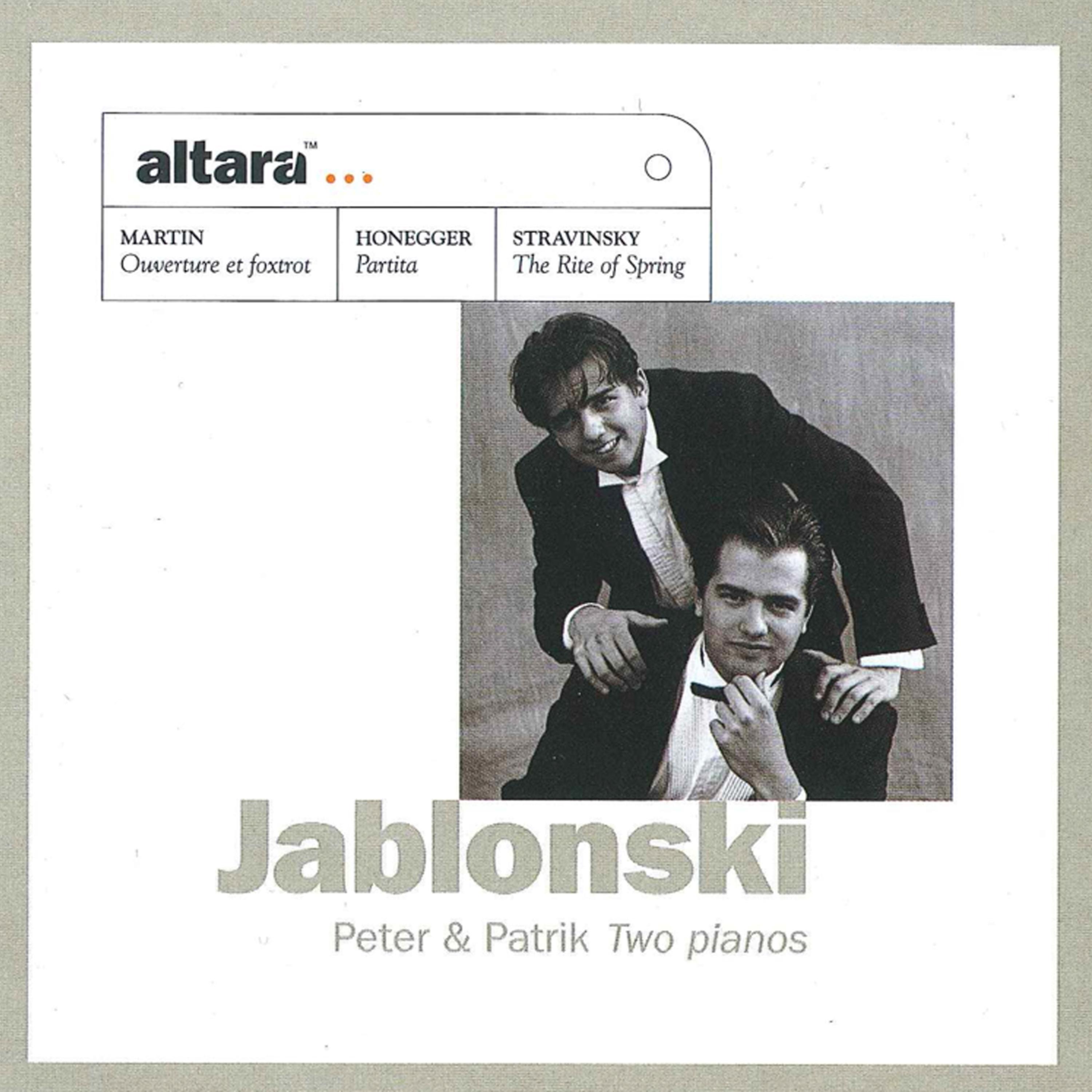 Постер альбома Jablonski: Peter & Patrik Two Pianos