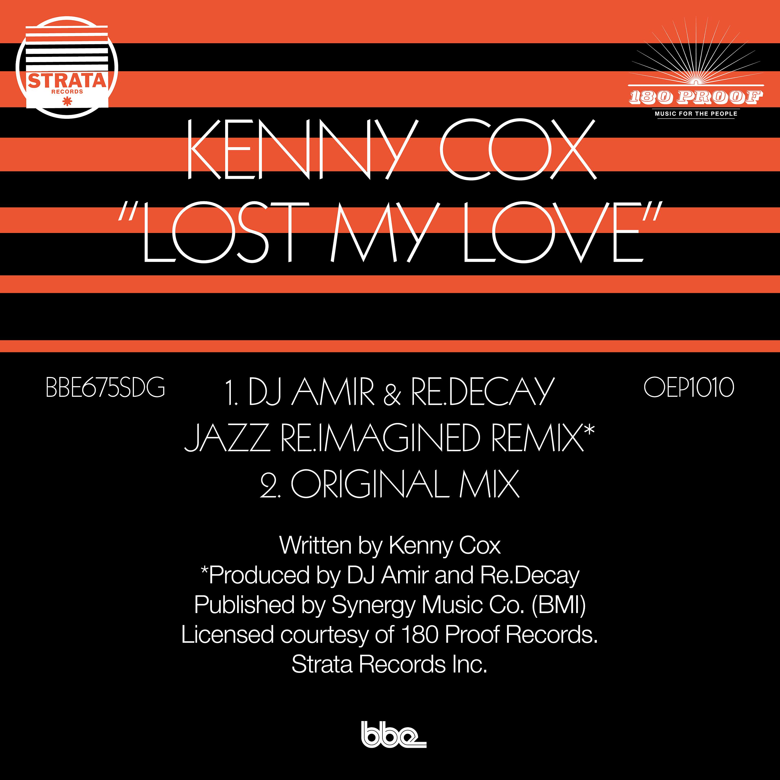 Постер альбома Lost My Love (DJ Amir & Re.decay Jazz Re.Imagined Remix)