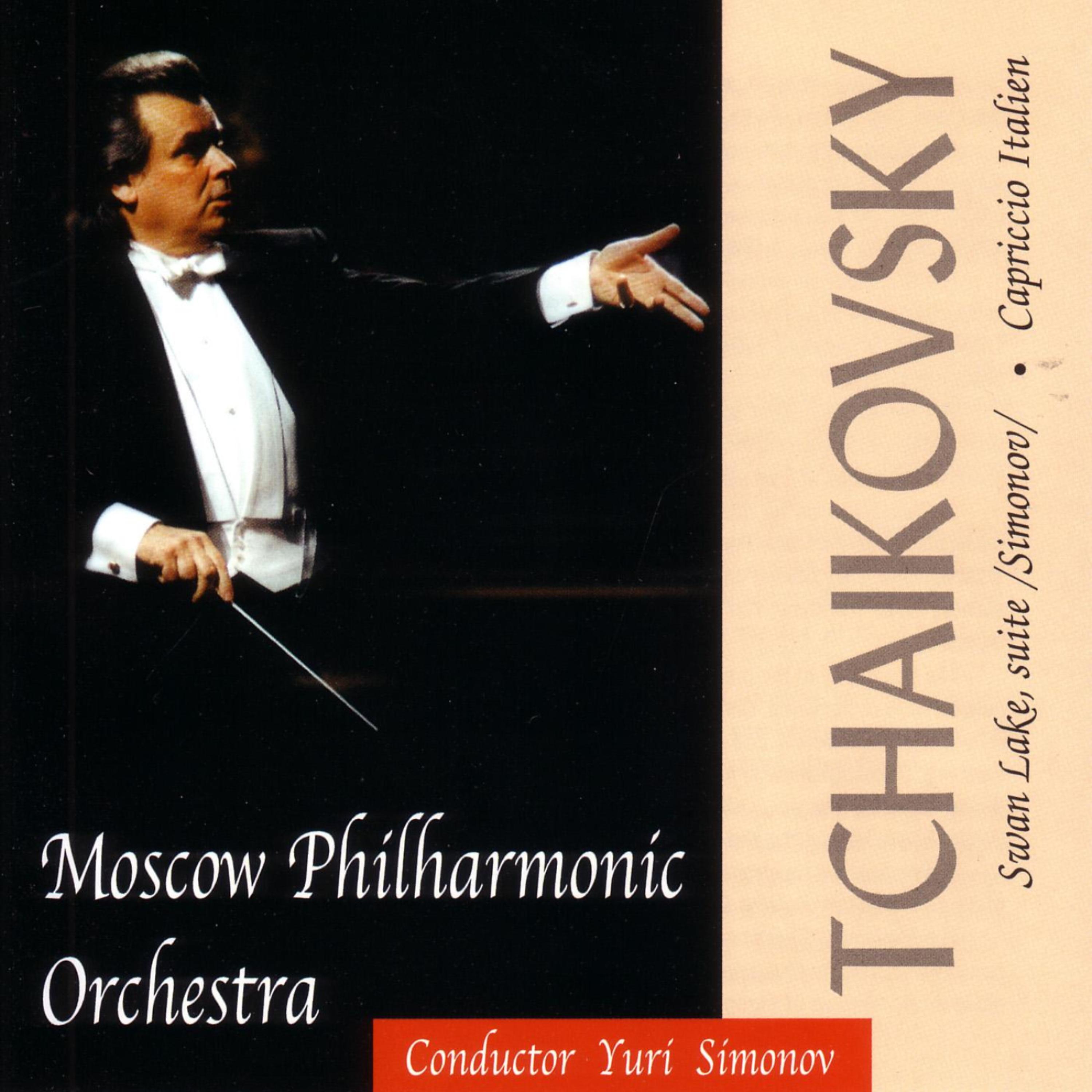 Постер альбома Russian Music Society presents: Tchaikovsky: Swan Lake, suite / Capriccio Italien, conductor Yuri Simonov