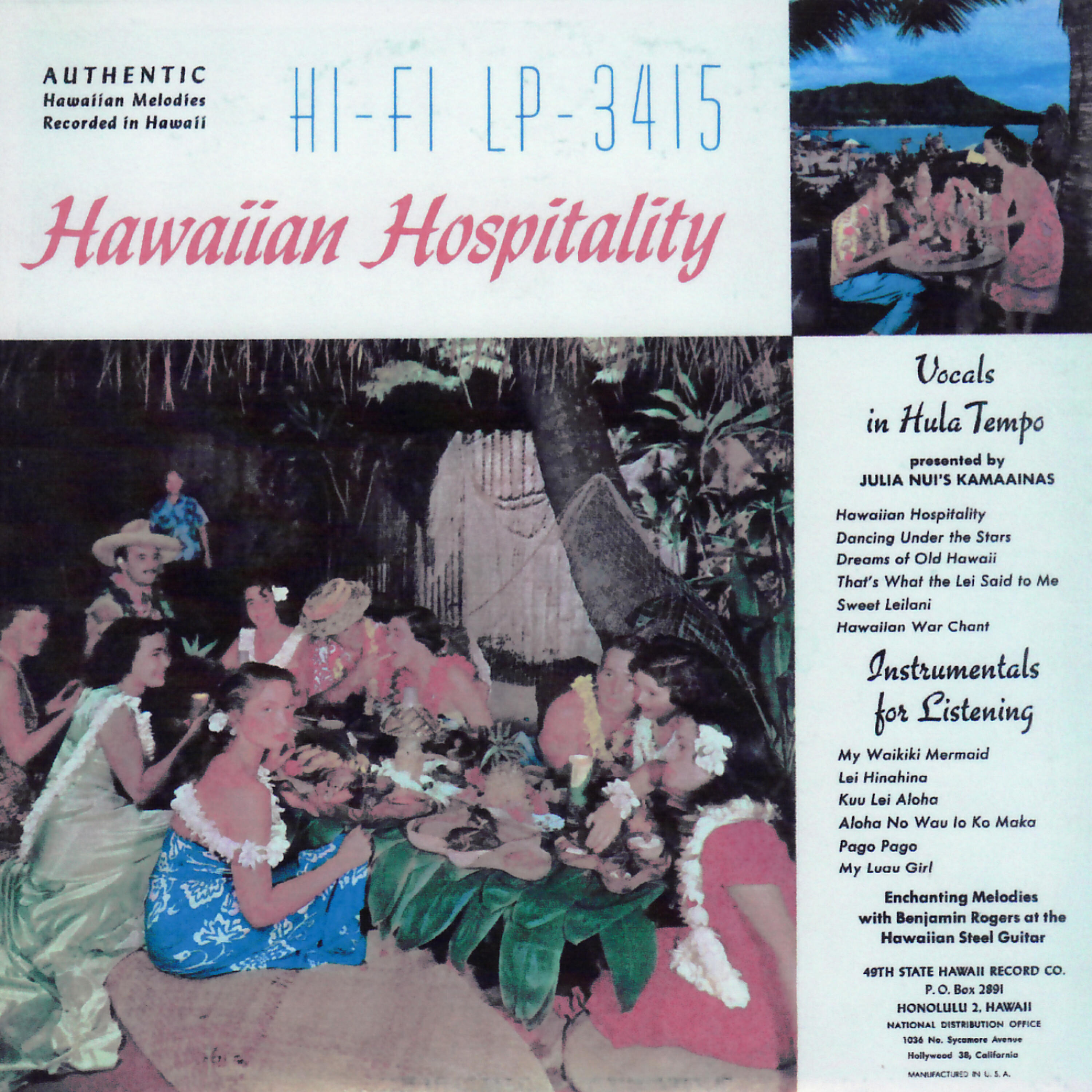 Benjamin Rogers - Aloha No Wau Io Ko Maka (Instrumental)