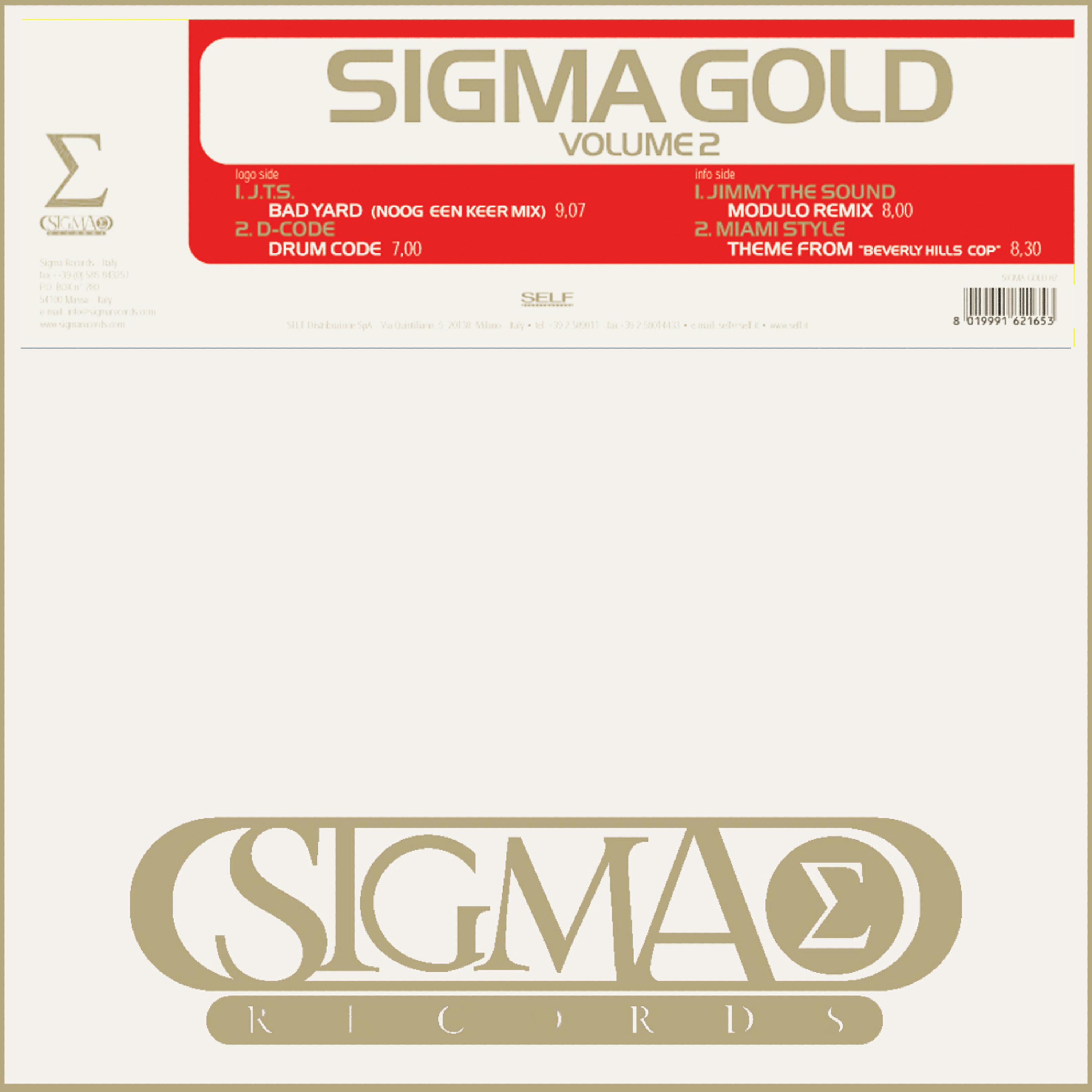 Постер альбома Sigma Gold Vol. 2