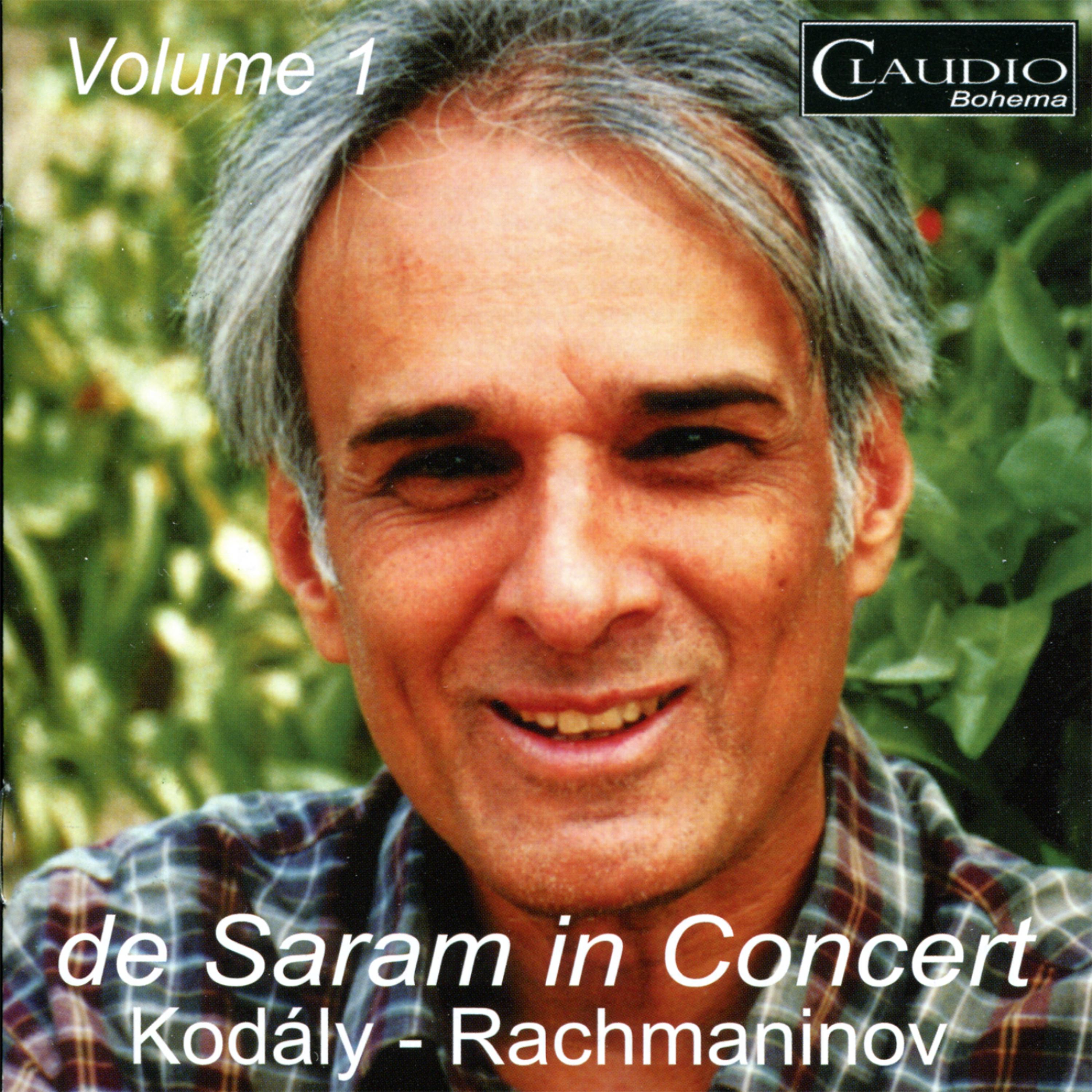 Постер альбома de Saram in Concert, Vol. 1