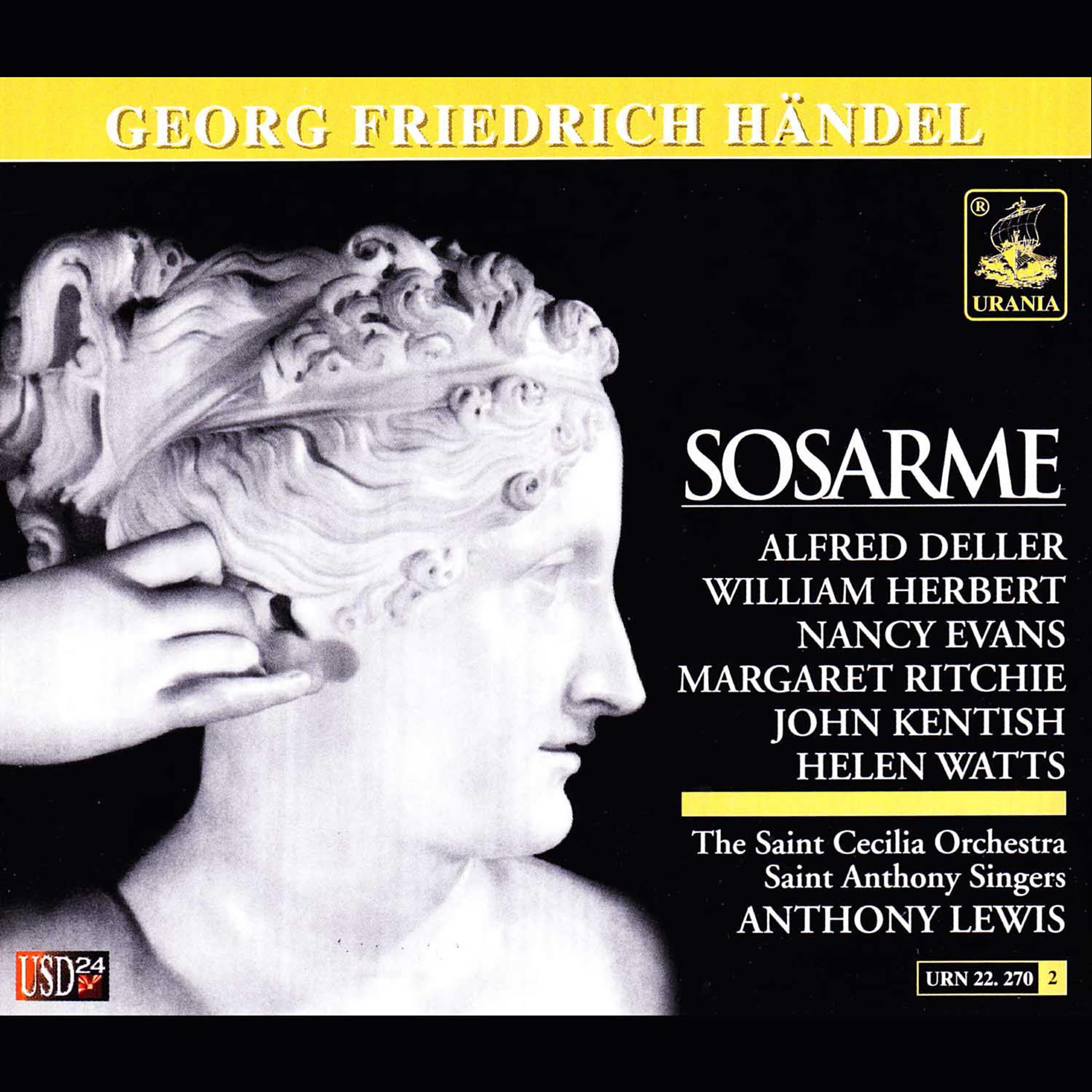William Herbert - Sosarme, HWV 30, Act III: S'io cadrò per to consiglio