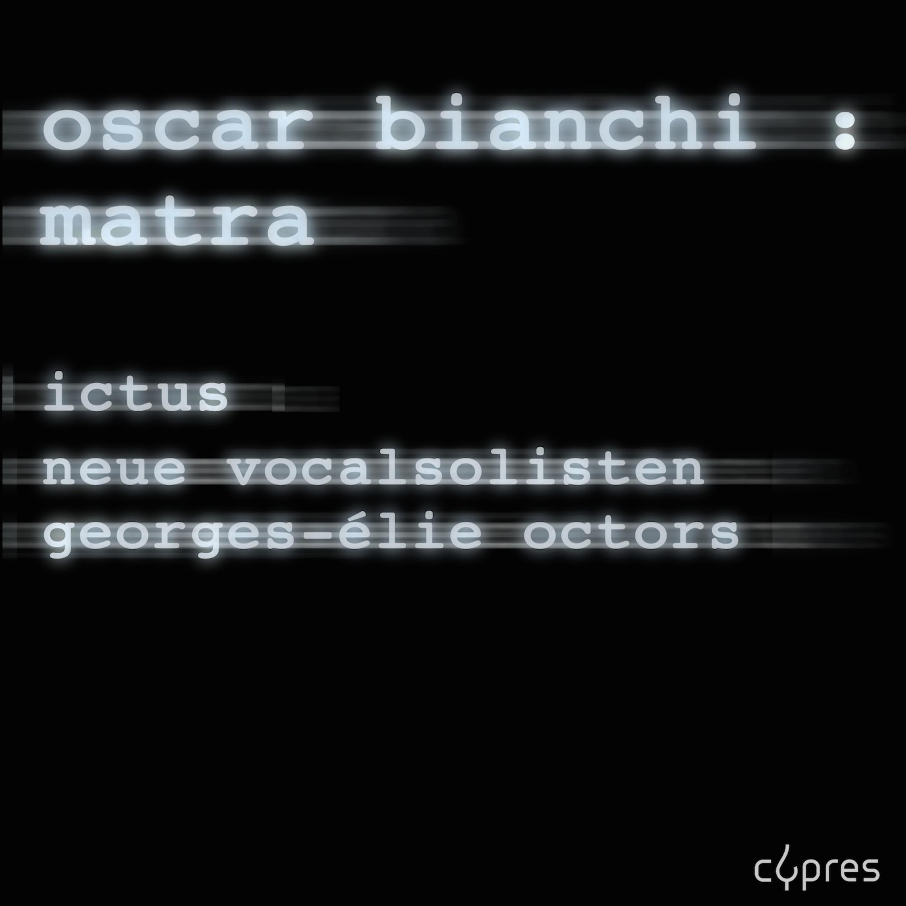 Постер альбома Oscar Bianchi: Matra