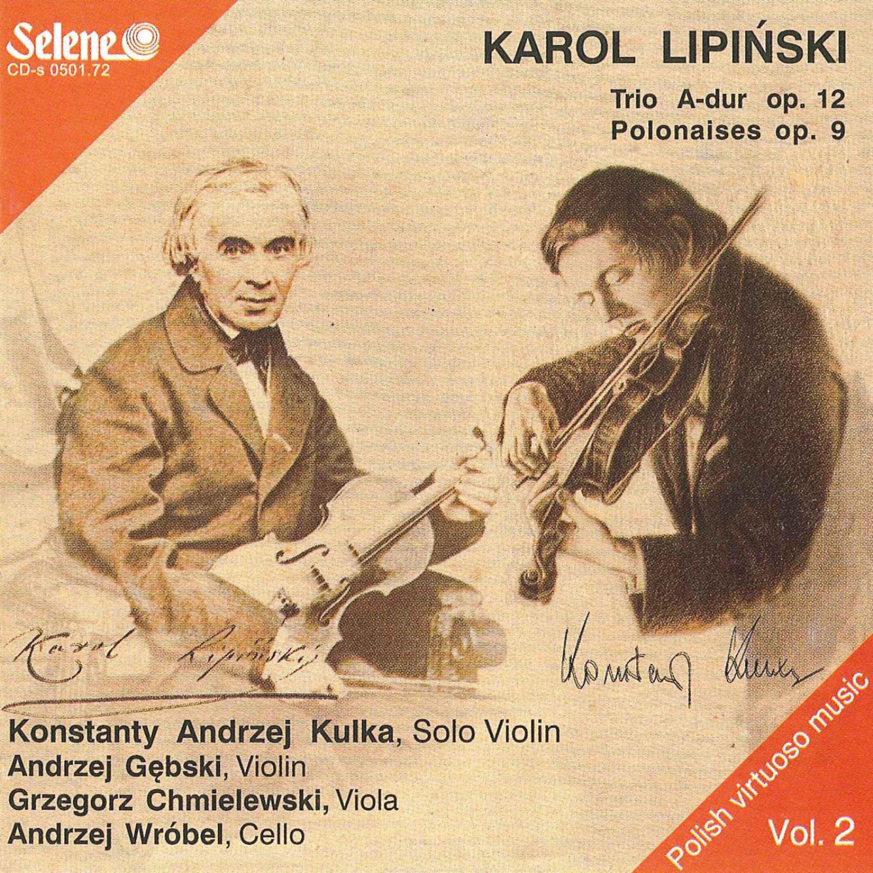 Постер альбома Karol Lipinski: Trio in A major, Polonaises