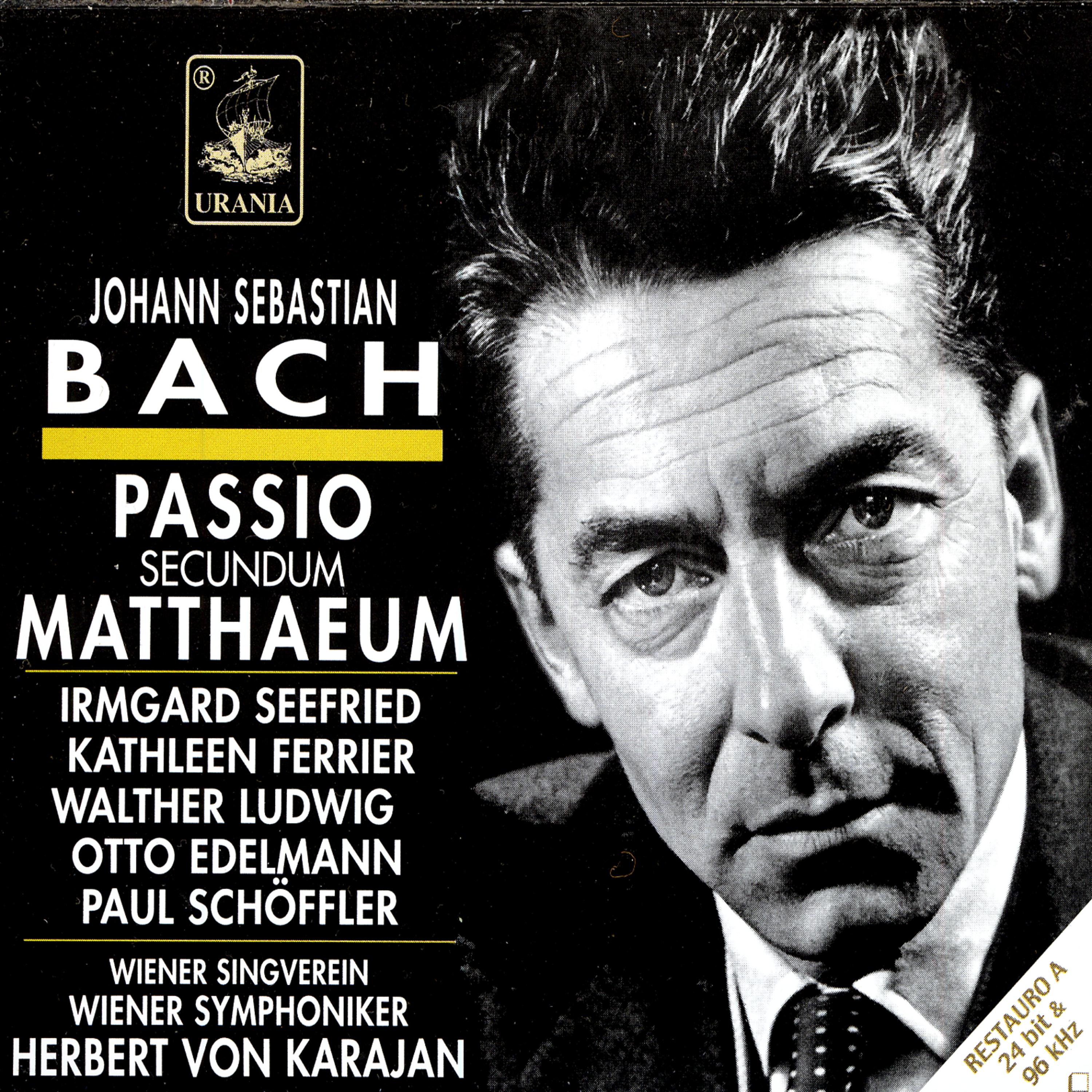 Постер альбома Bach: Passio Sedundum Matthaeum