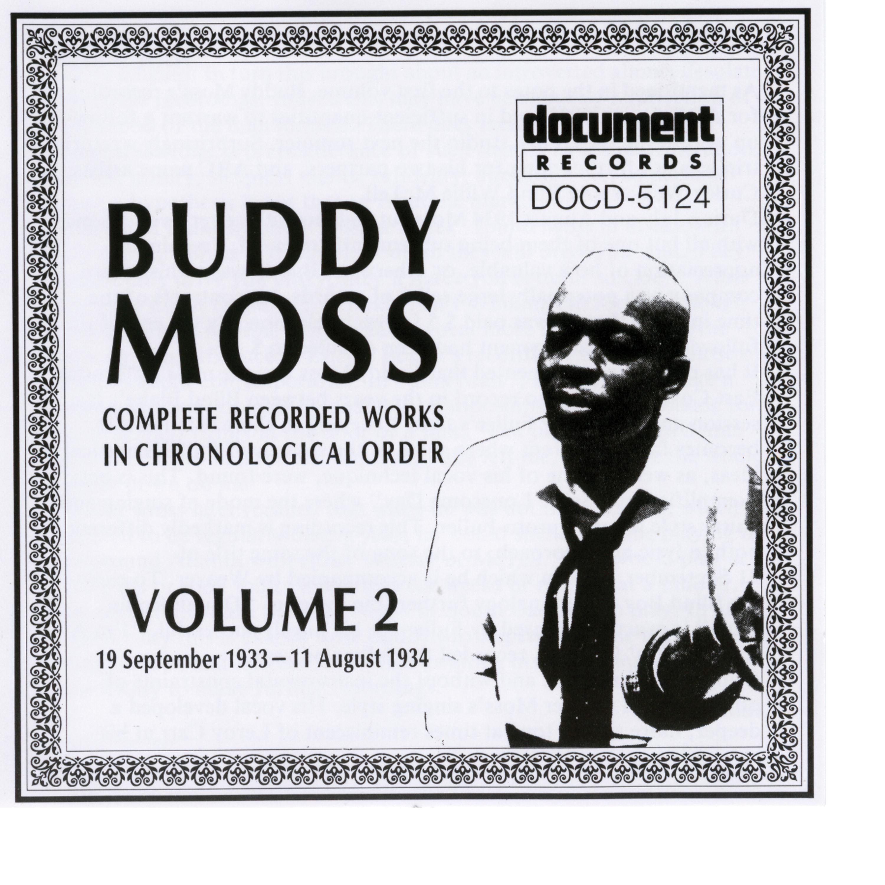 Постер альбома Buddy Moss Vol. 2 1933 - 1934