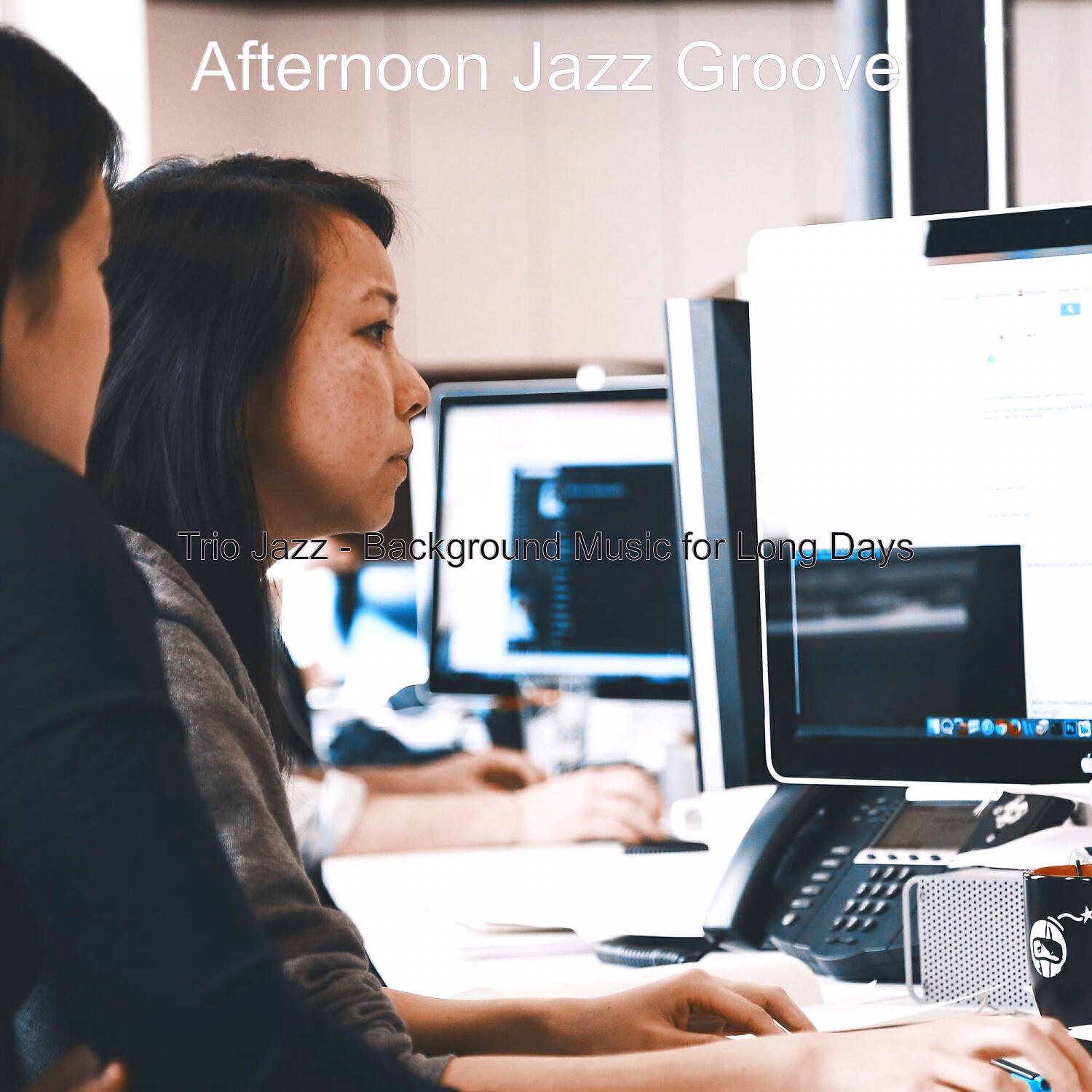 Afternoon Jazz Groove - Retro Jazz Guitar Trio - Vibe for Co Working Spaces