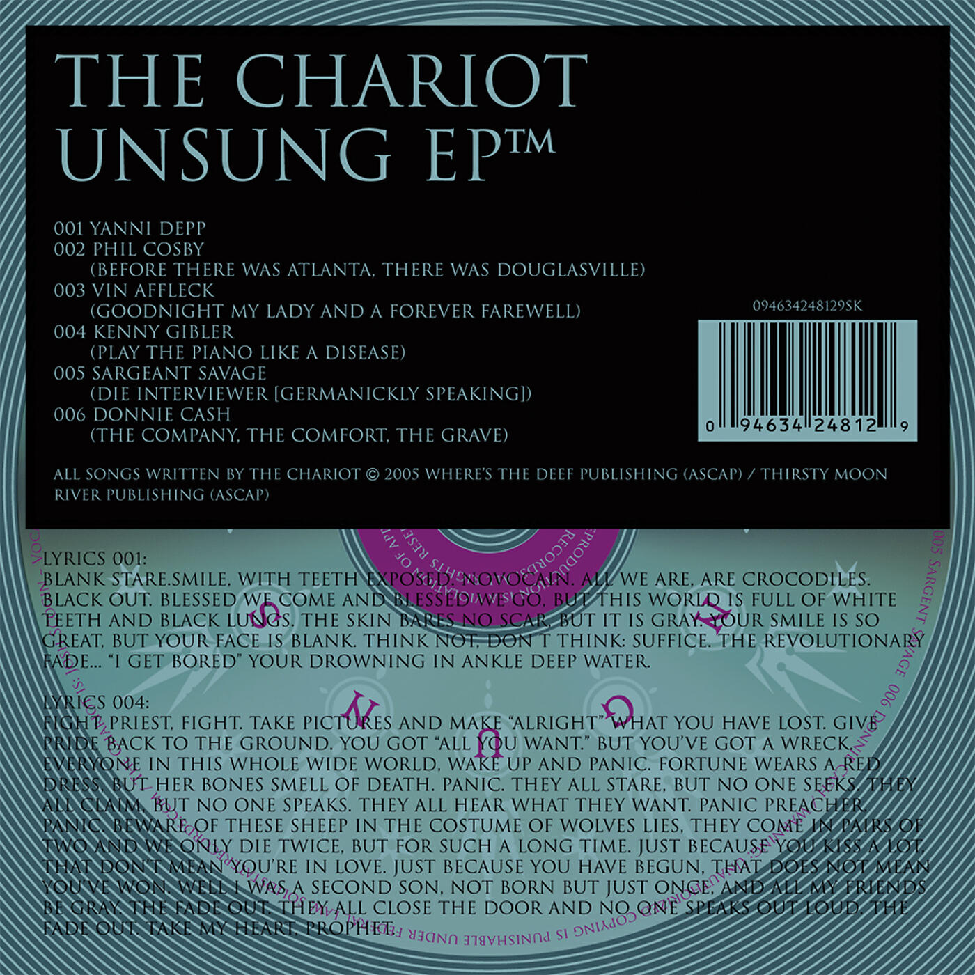 The Chariot - Vin Affleck (Goodnight My Lady and a Forever Farewell)