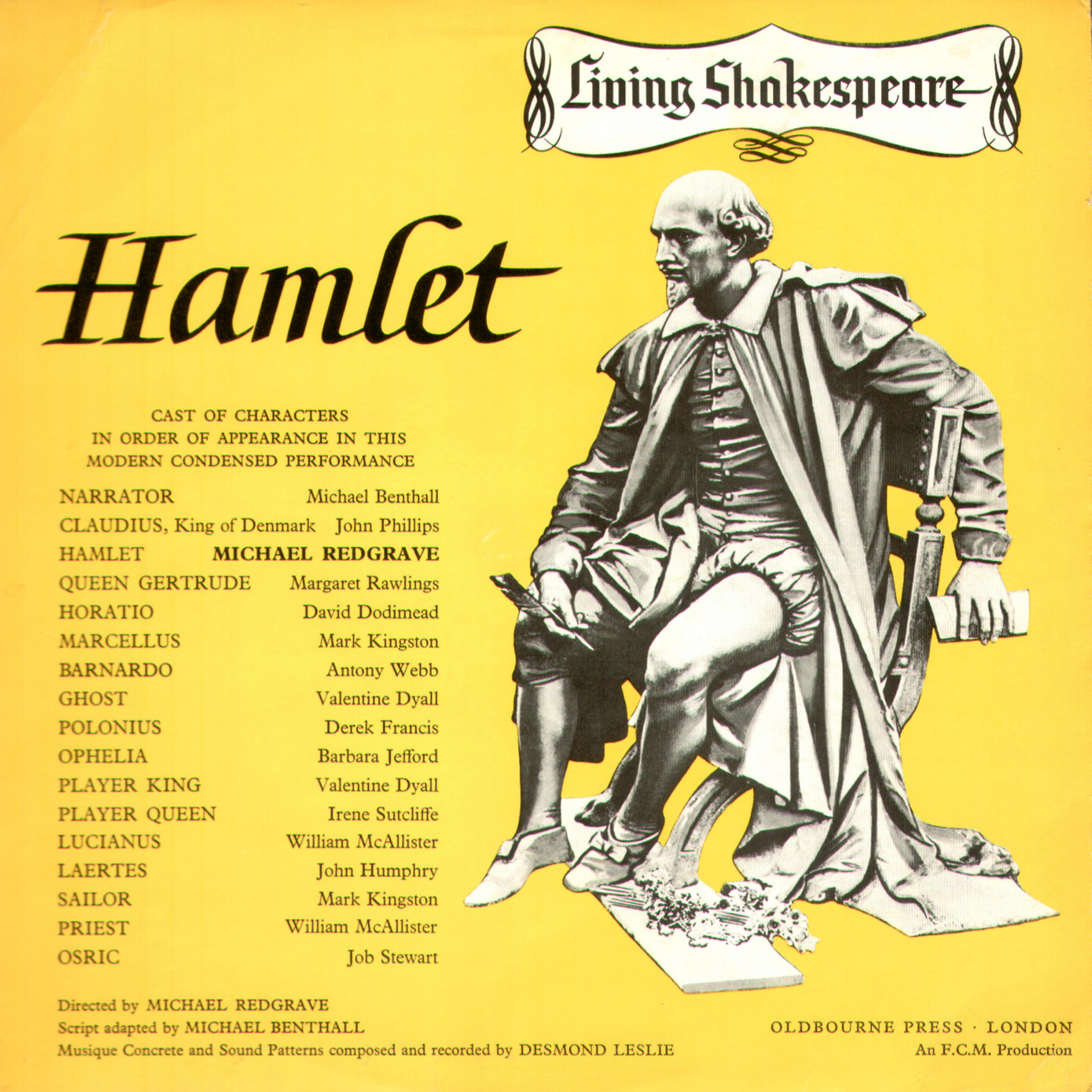 Постер альбома Shakespeare's Hamlet