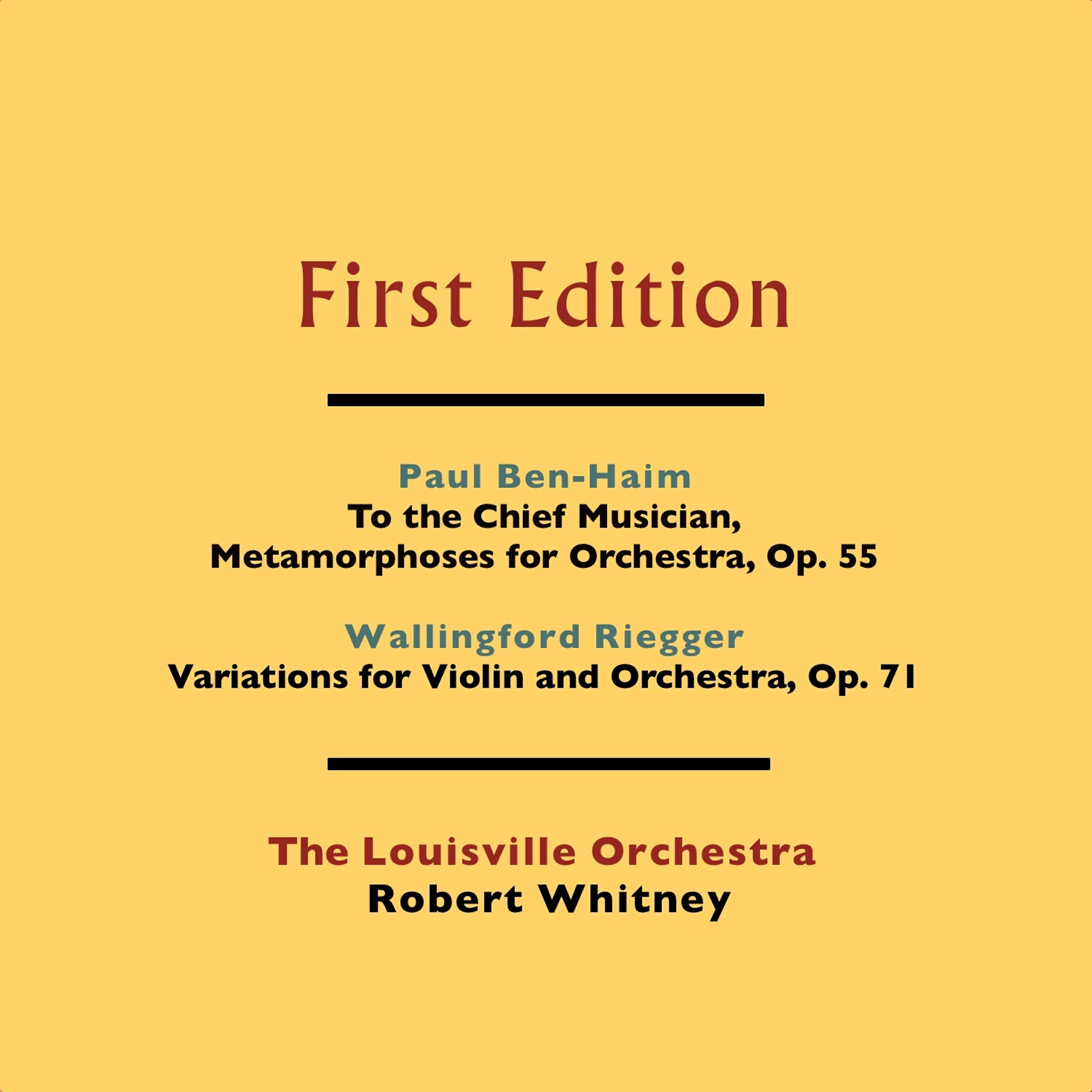 Sidney Harth - Variations for Violin and Orchestra, Op. 71: VIII. Variation VII