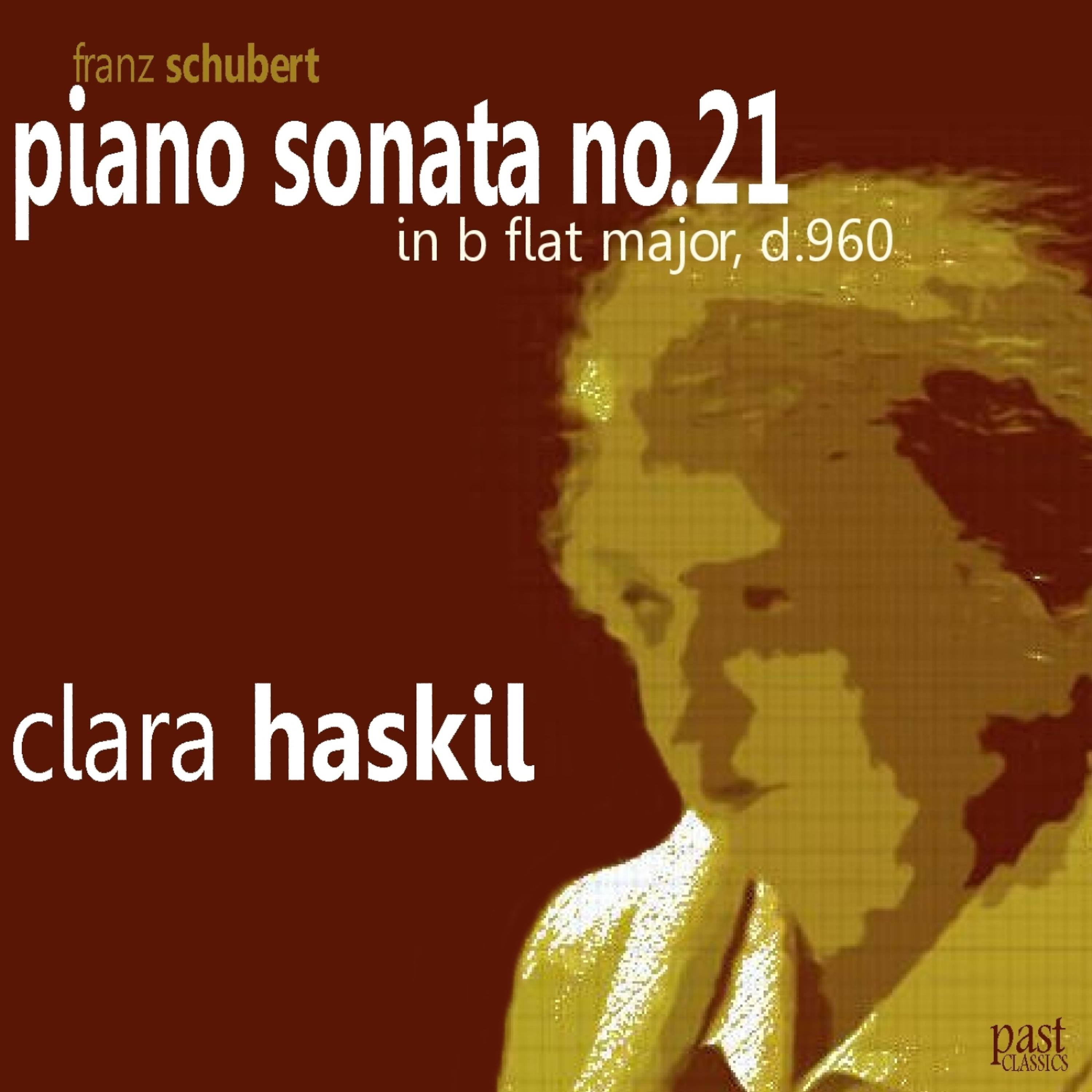 Постер альбома Schubert: Piano Sonata in B-Flat Major, D.960