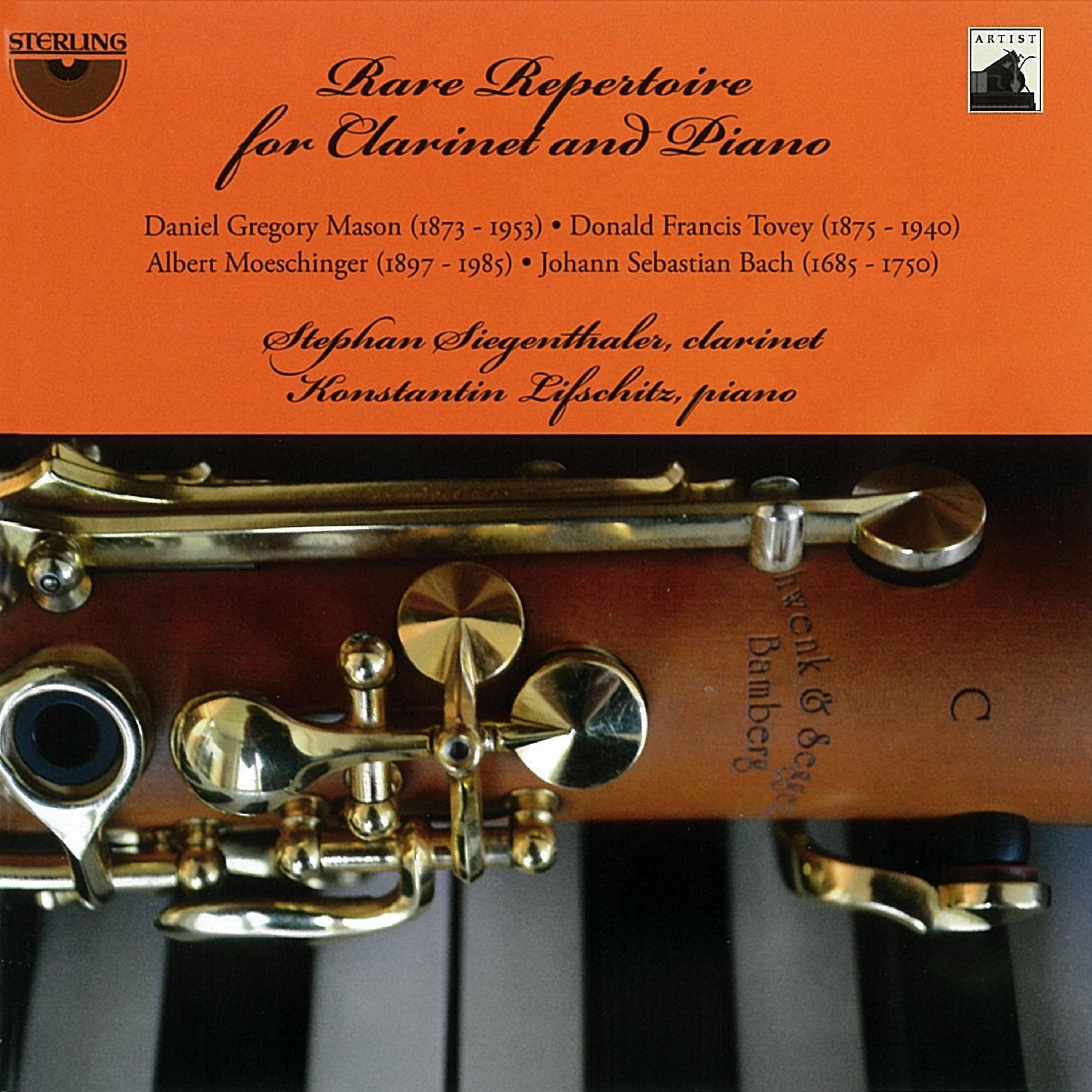 Постер альбома Rare Repertoire for Clarinet and Piano