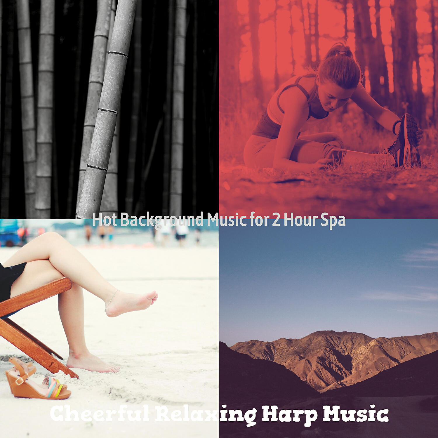 Cheerful Relaxing Harp Music - Beautiful Guitar and Harps - Vibe for Deep Relaxation