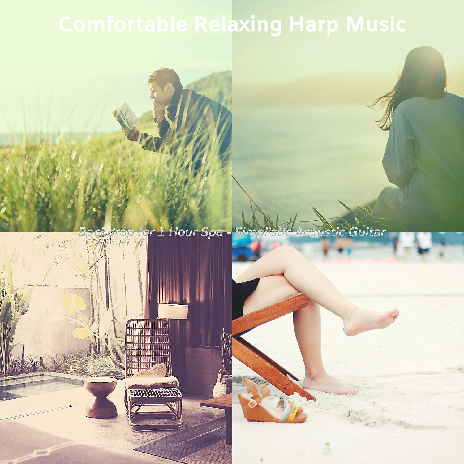 Comfortable Relaxing Harp Music - Atmospheric Guitar and Harps - Vibe for 2 Hour Spa