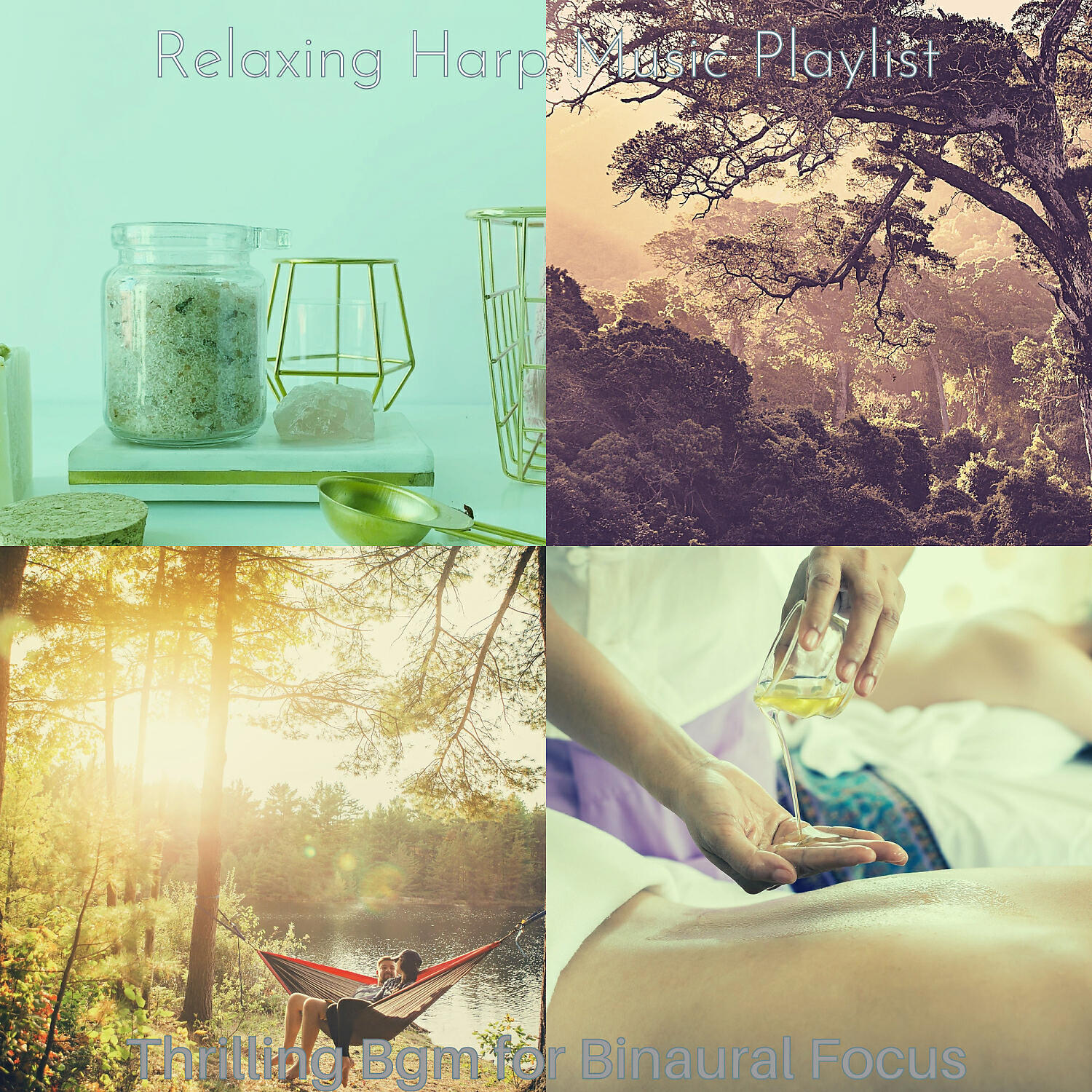 Relaxing Harp Music Playlist - Harps and Acoustic Guitar Soundtrack for 1 Hour Spa