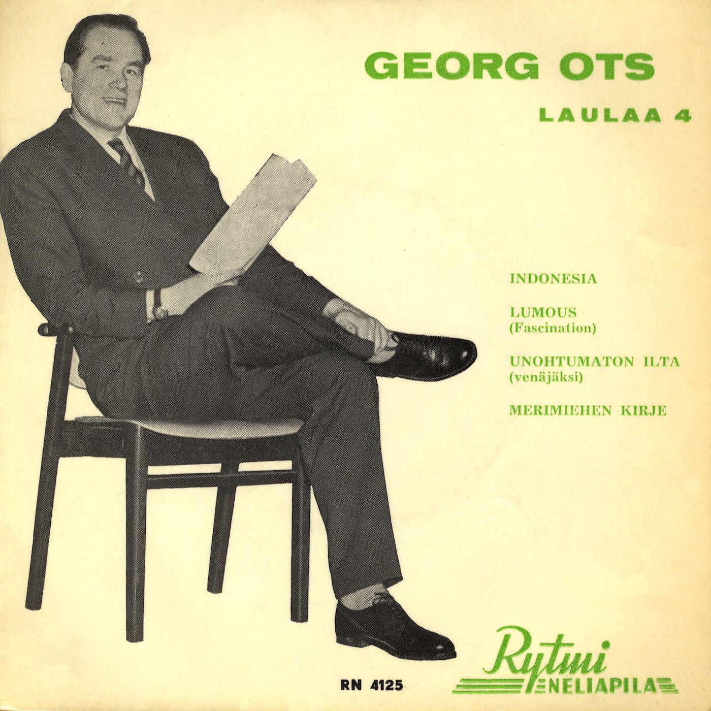 Постер альбома Georg Ots laulaa 4