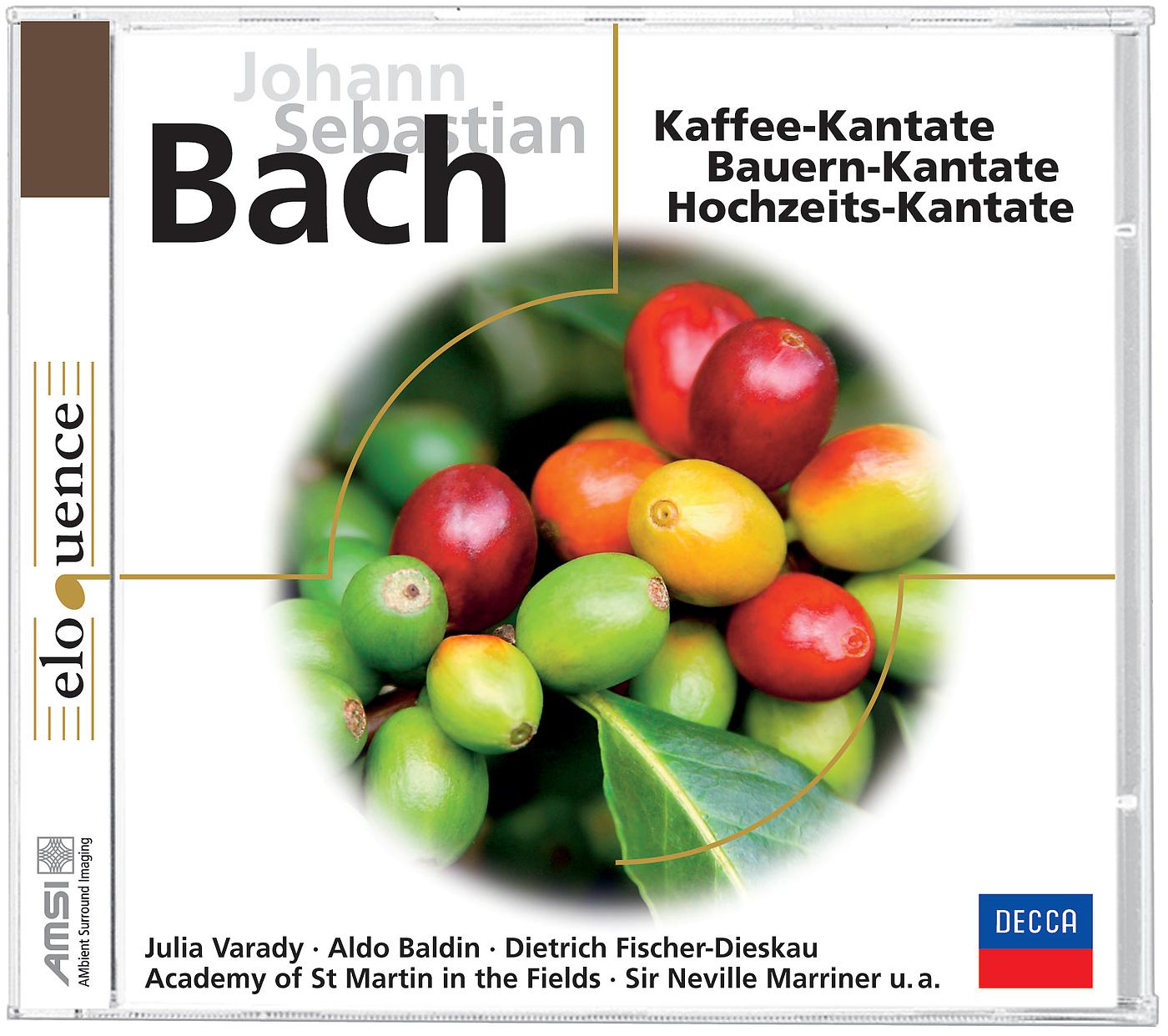 Постер альбома J. S. Bach: Kaffee-Kantate, Bauern-Kantate, Hochzeits-Kantate