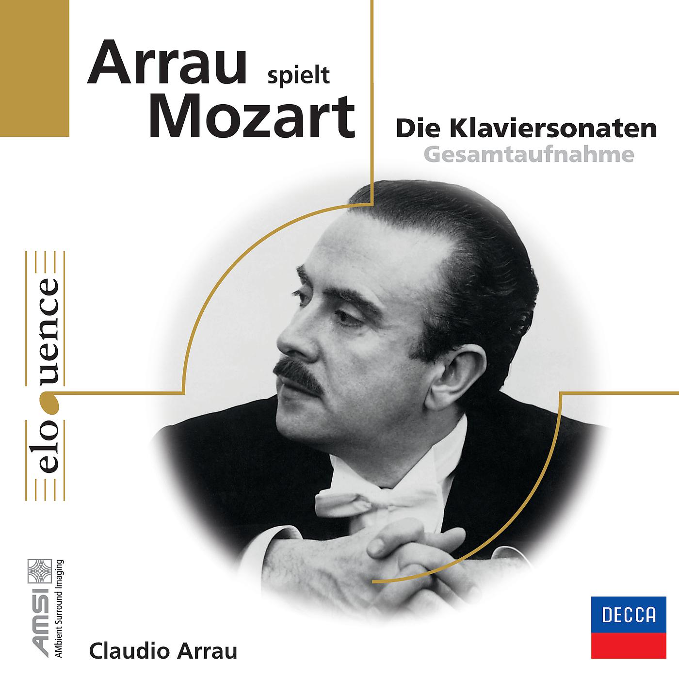 Claudio Arrau - Mozart: Piano Sonata No.4 in E flat, K.282 - 2. Menuetto I-II