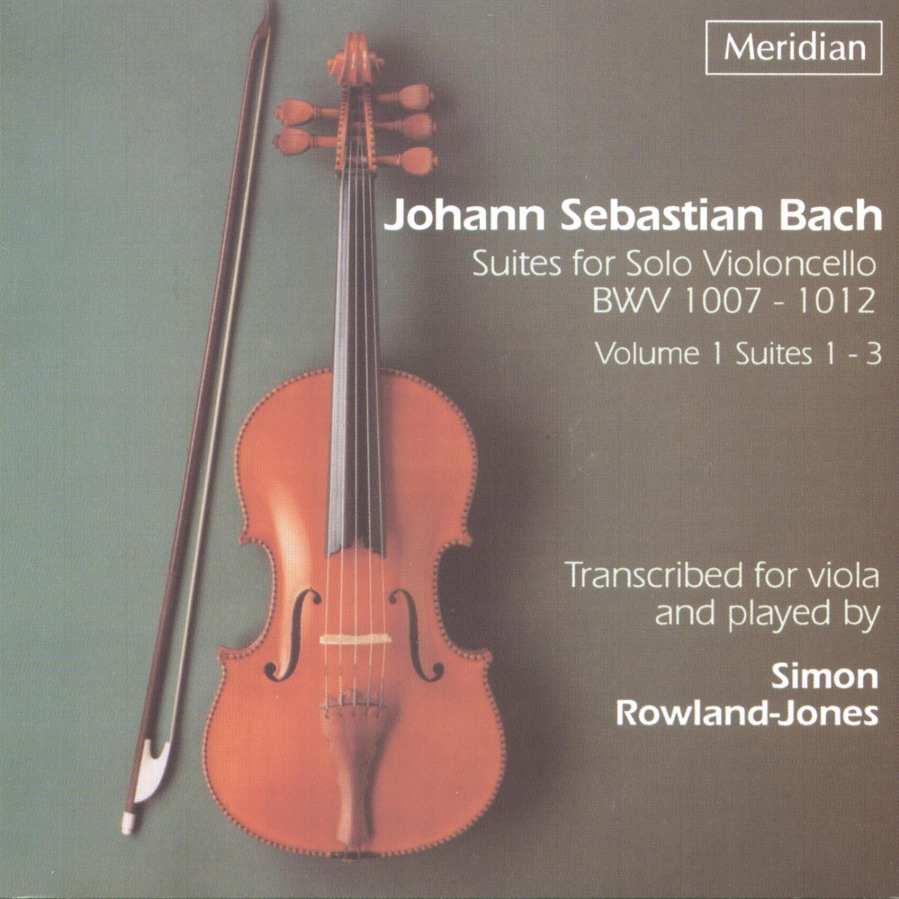 Simon Rowland-Jones - Suite No. 3 in C Major, BWV 1009: II. Allemande