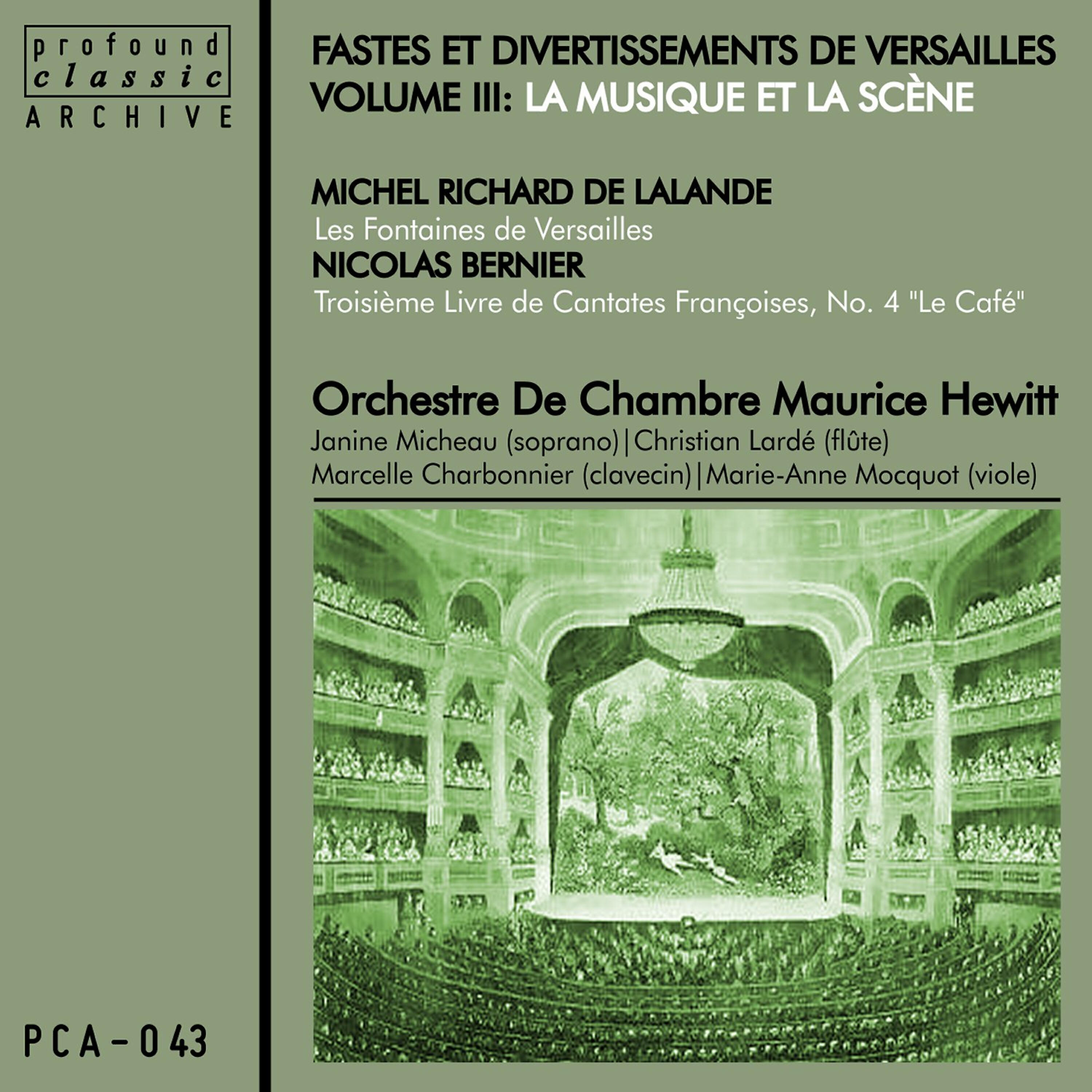 Orchestre De Chambre Hewitt - Les fontaines de Versailles, Scene 3: Chaconne