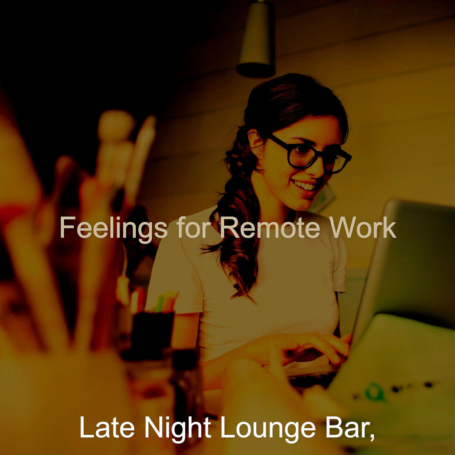 Late Night Lounge Bar - Subdued Saxophone Bossa Nova - Vibe for Remote Work