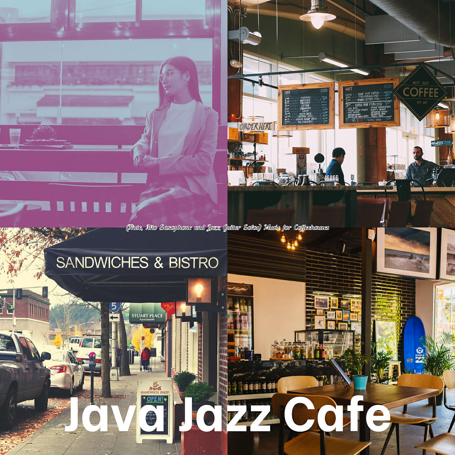 Java Jazz Cafe - Wonderful Saxophone Bossa Nova - Vibe for Studying