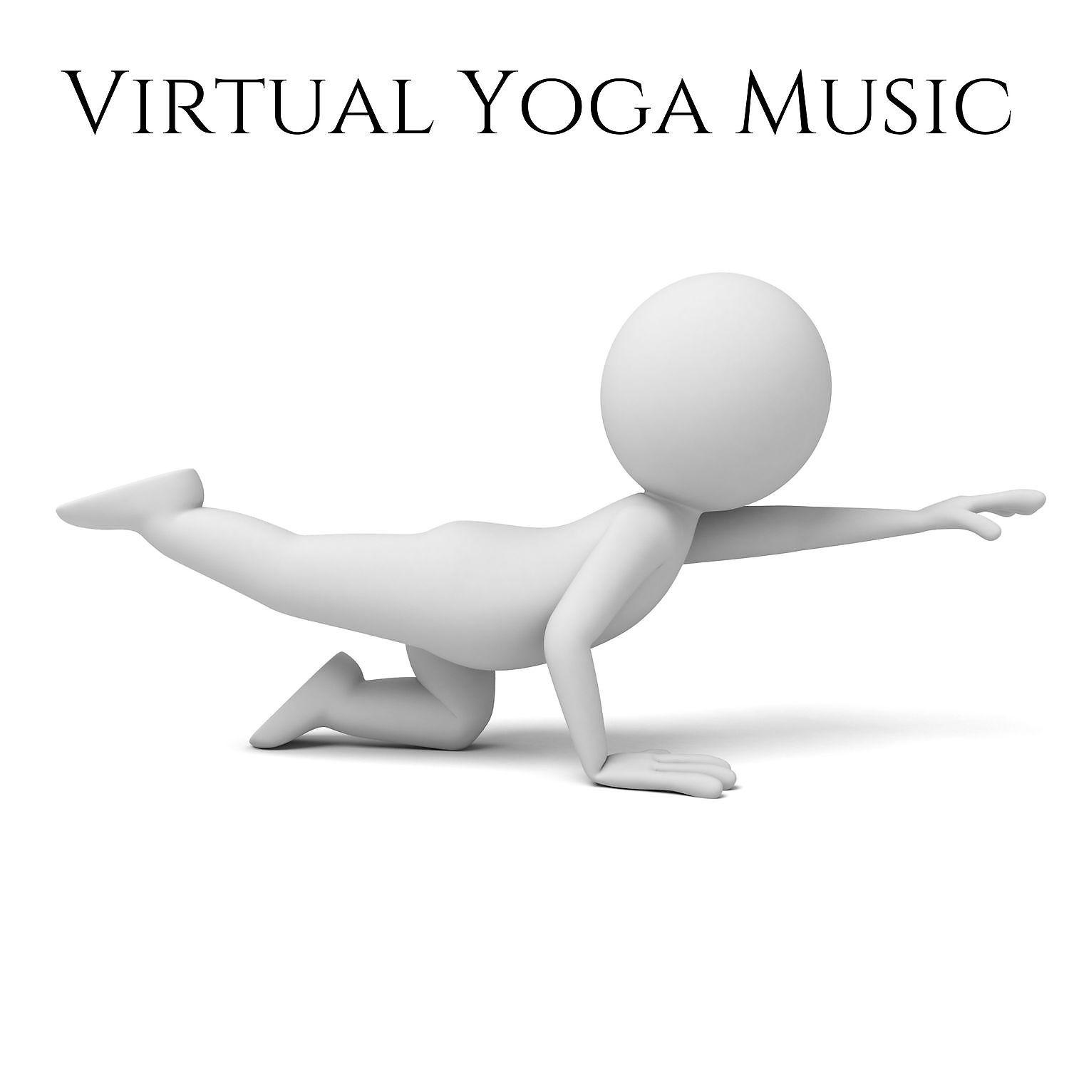 Постер альбома Virtual Yoga Music: Exercises at Home, Calm Breath & Soothing Music
