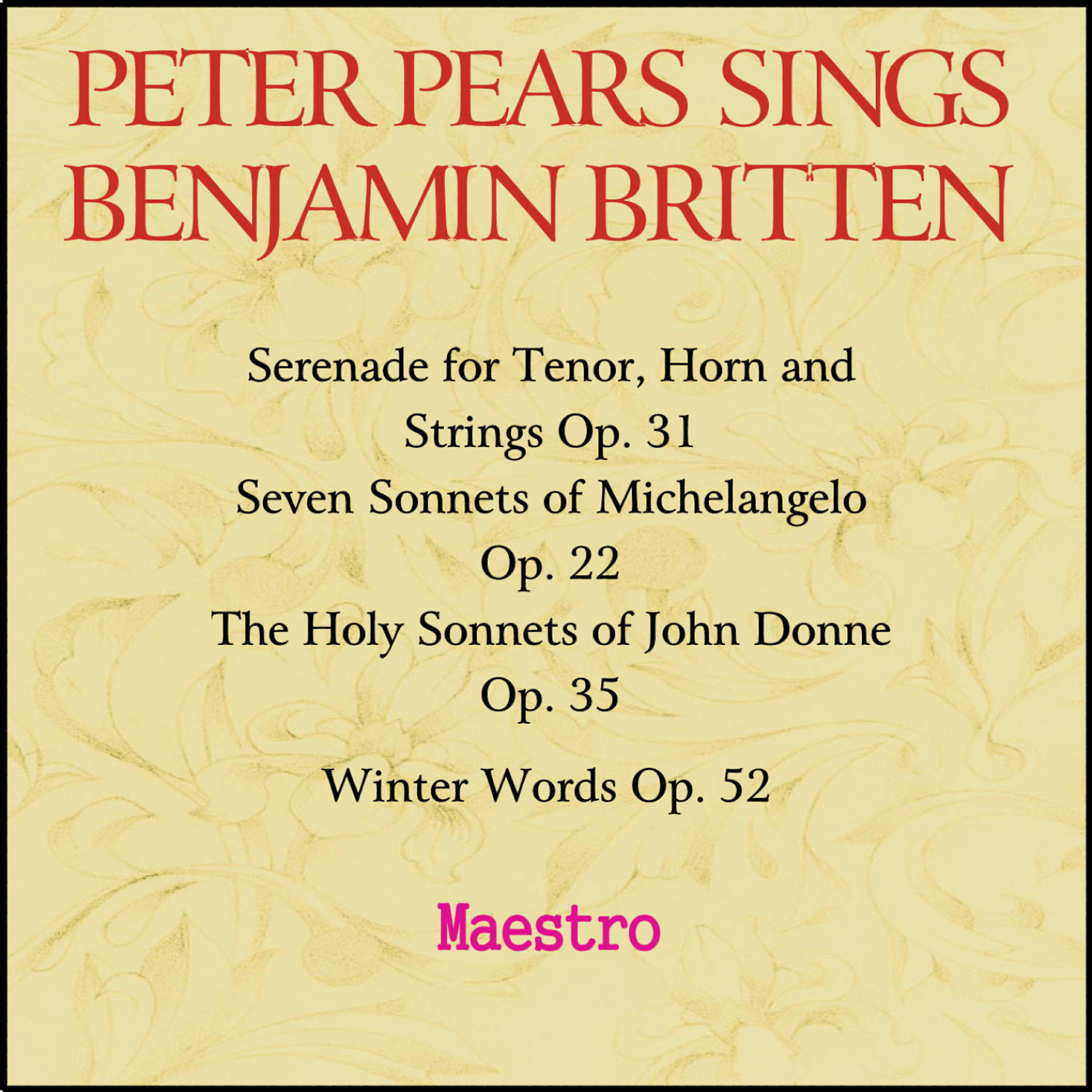 Dennis Brain - Serenade for Tenor, Horn & Strings, Op. 31: Nocturne (Tennyson)