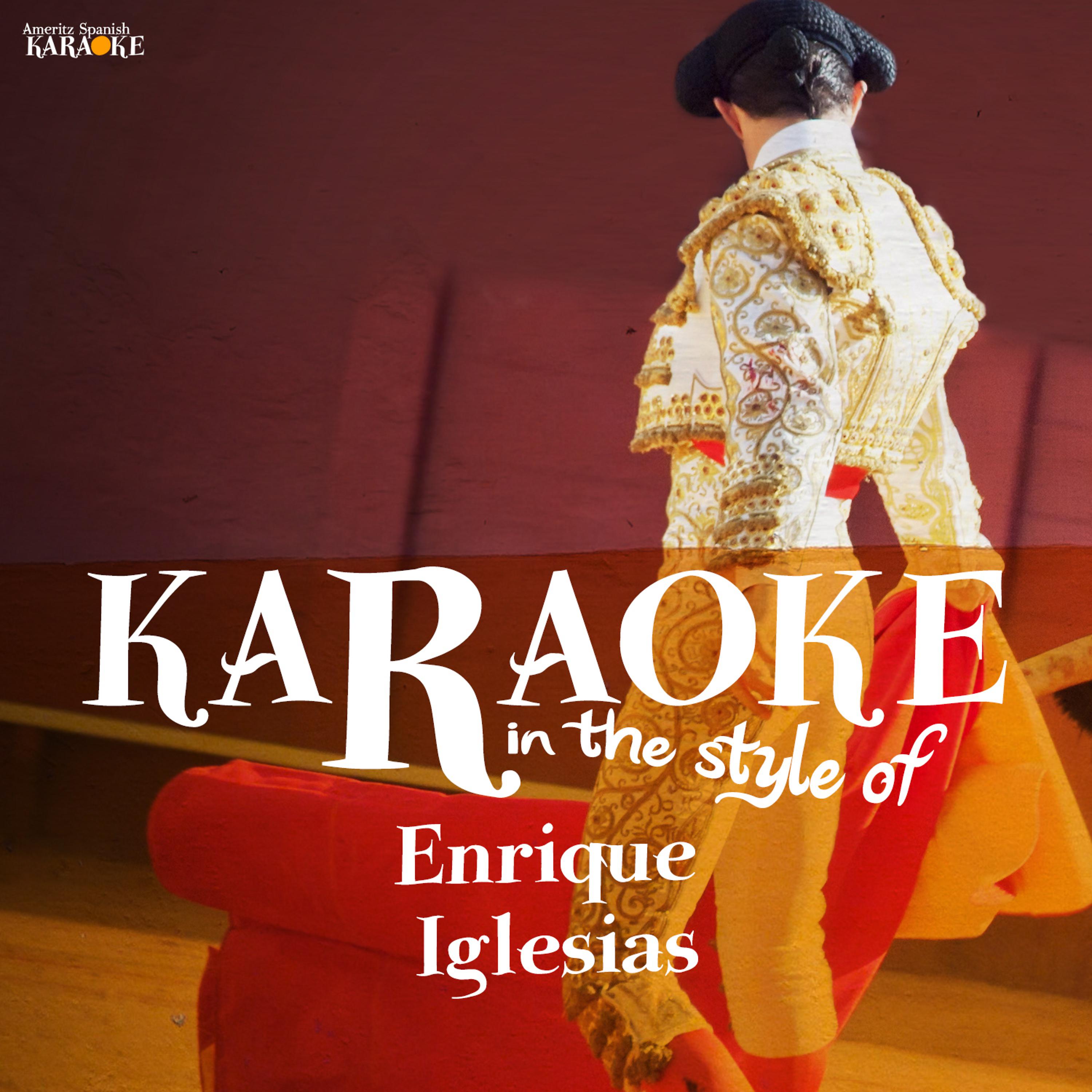 Постер альбома Karaoke - In the Style of Enrique Iglesias